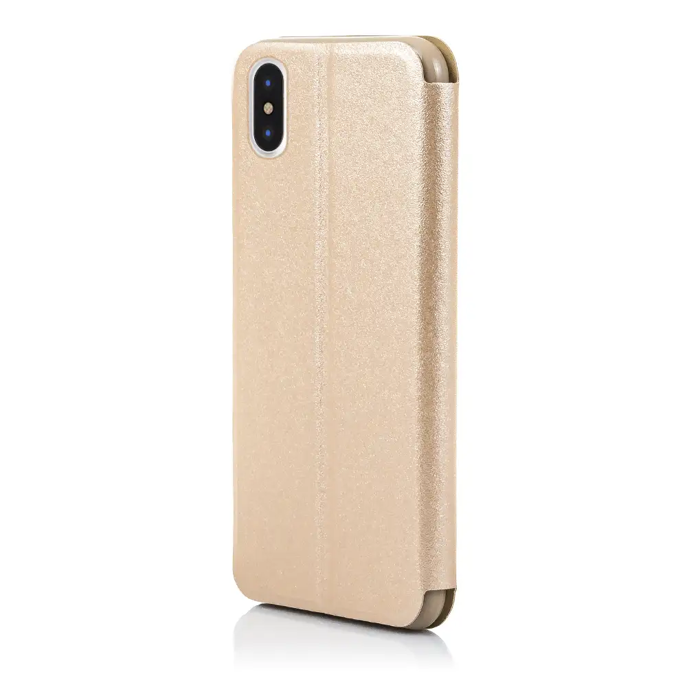 FUNDA LIBRO CON VENTANA CIERRE MAGNÉTICO IPHONE X