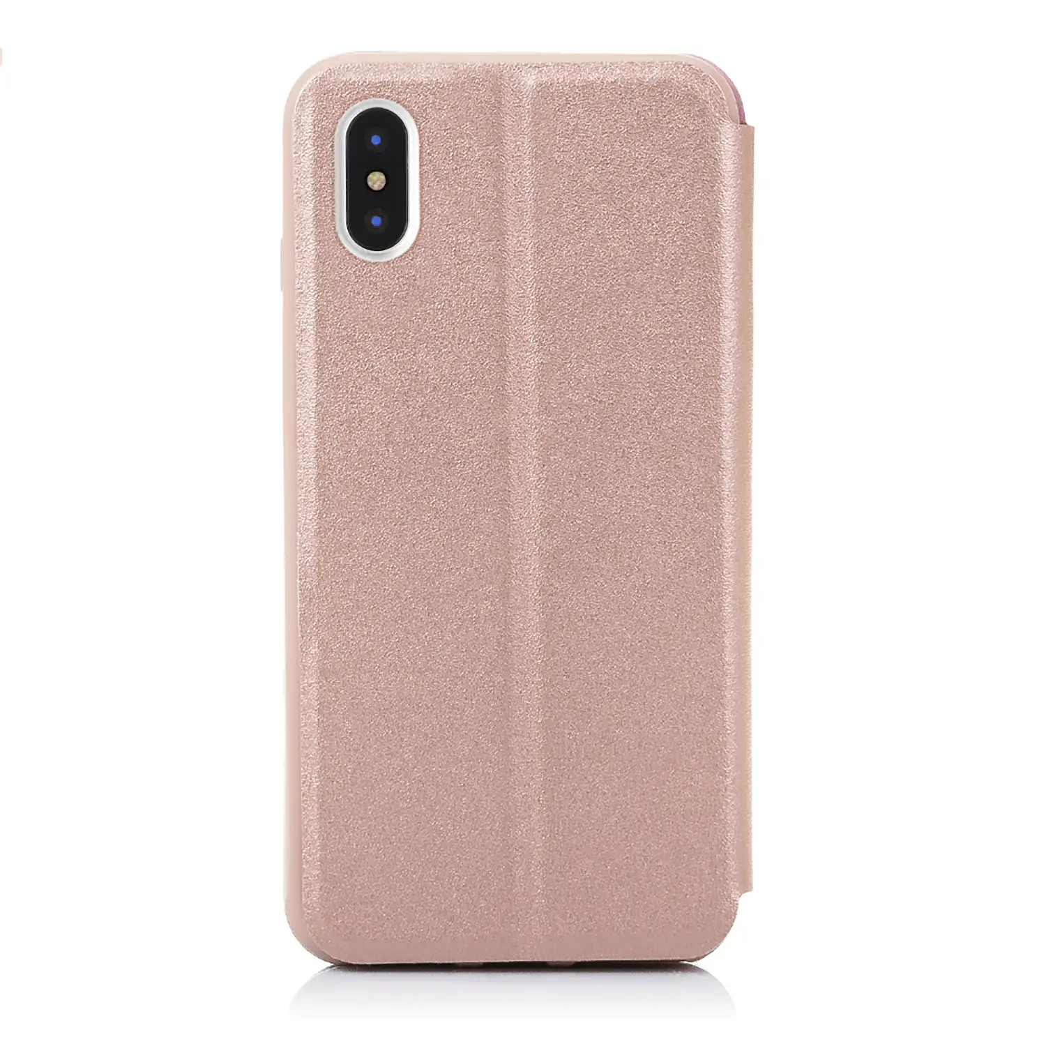 FUNDA LIBRO CON VENTANA CIERRE MAGNÉTICO IPHONE X