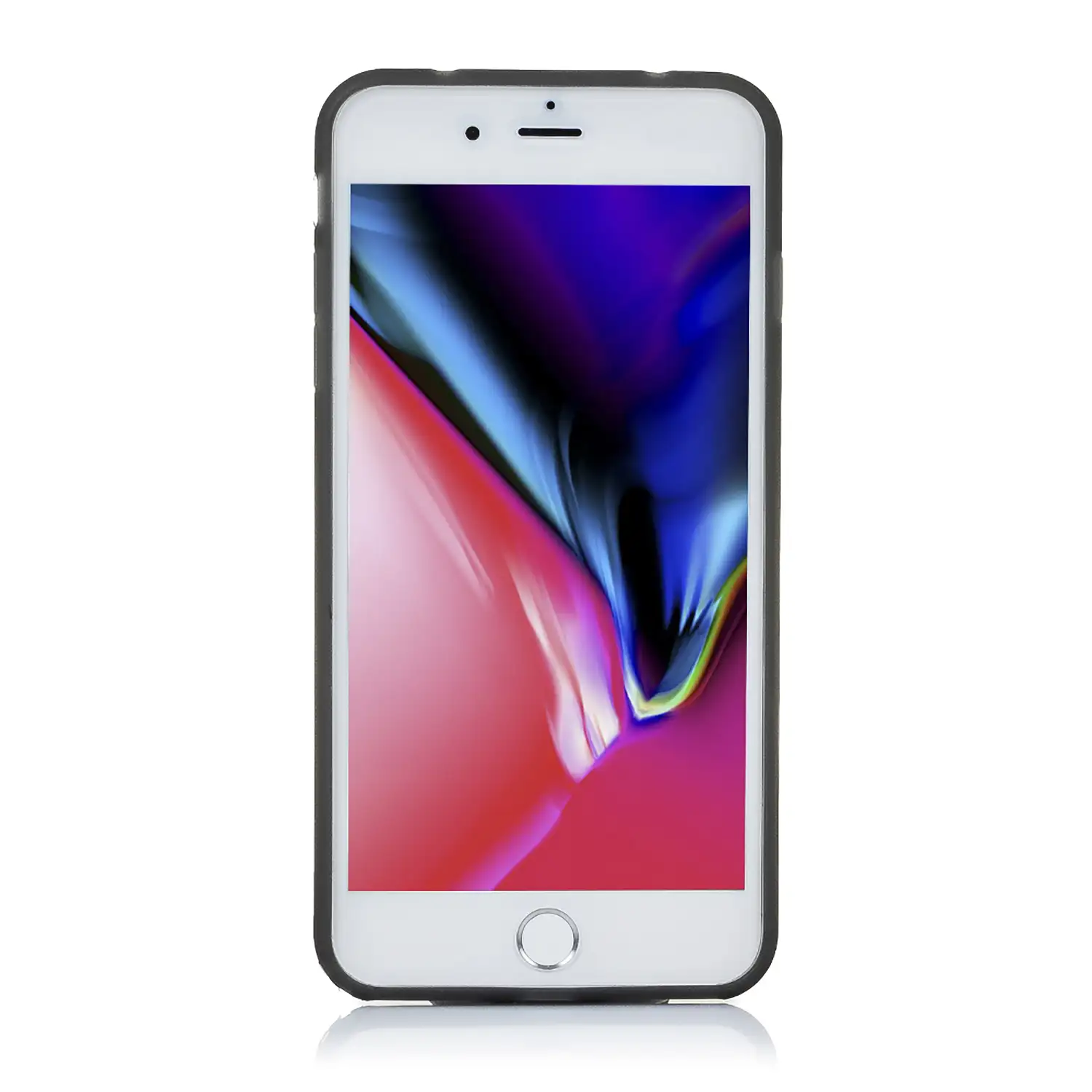 CARCASA TPU TRANSPARENTE CON COLOR IP 7 PLUS / IP8 PLUS