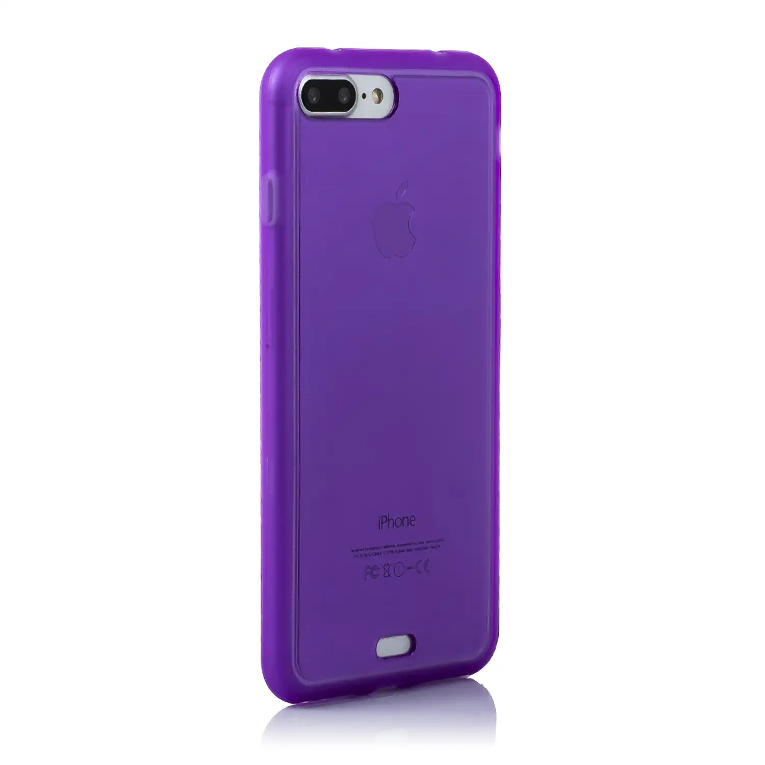 CARCASA TPU TRANSPARENTE CON COLOR IP 7 PLUS / IP8 PLUS