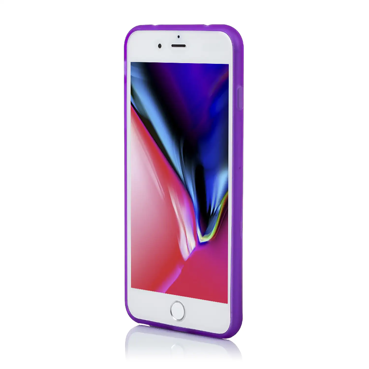 CARCASA TPU TRANSPARENTE CON COLOR IP 7 PLUS / IP8 PLUS