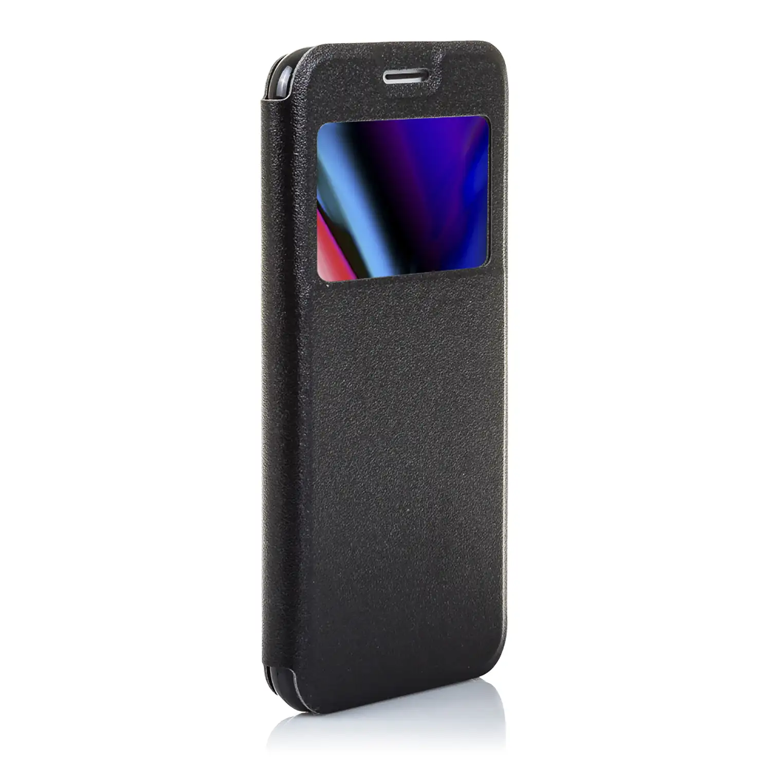 FUNDA LIBRO CON VENTANA CIERRE MAGNÉTICO IPHONE 7/ IPHONE 8