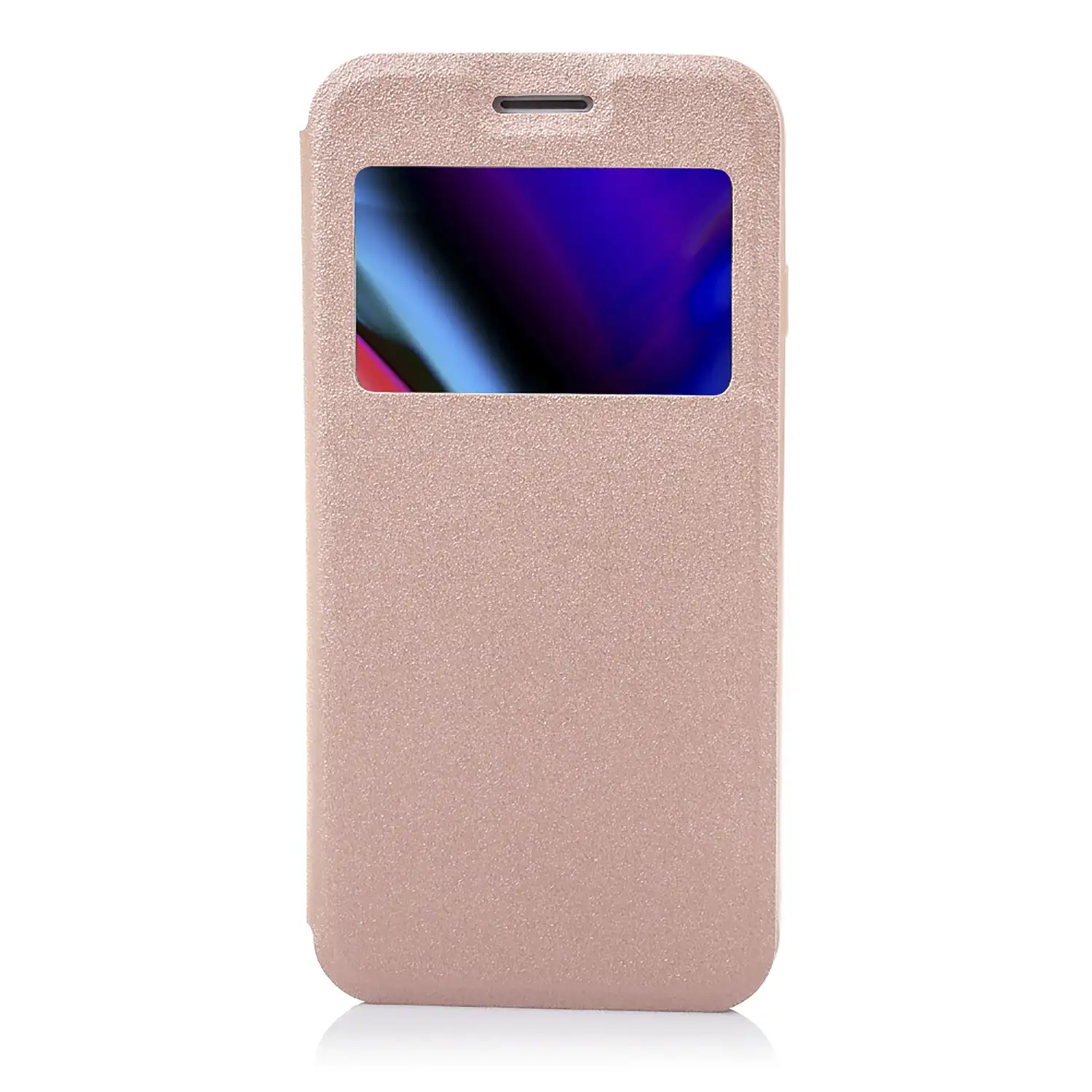 FUNDA LIBRO CON VENTANA CIERRE MAGNÉTICO IPHONE 7/ IPHONE 8