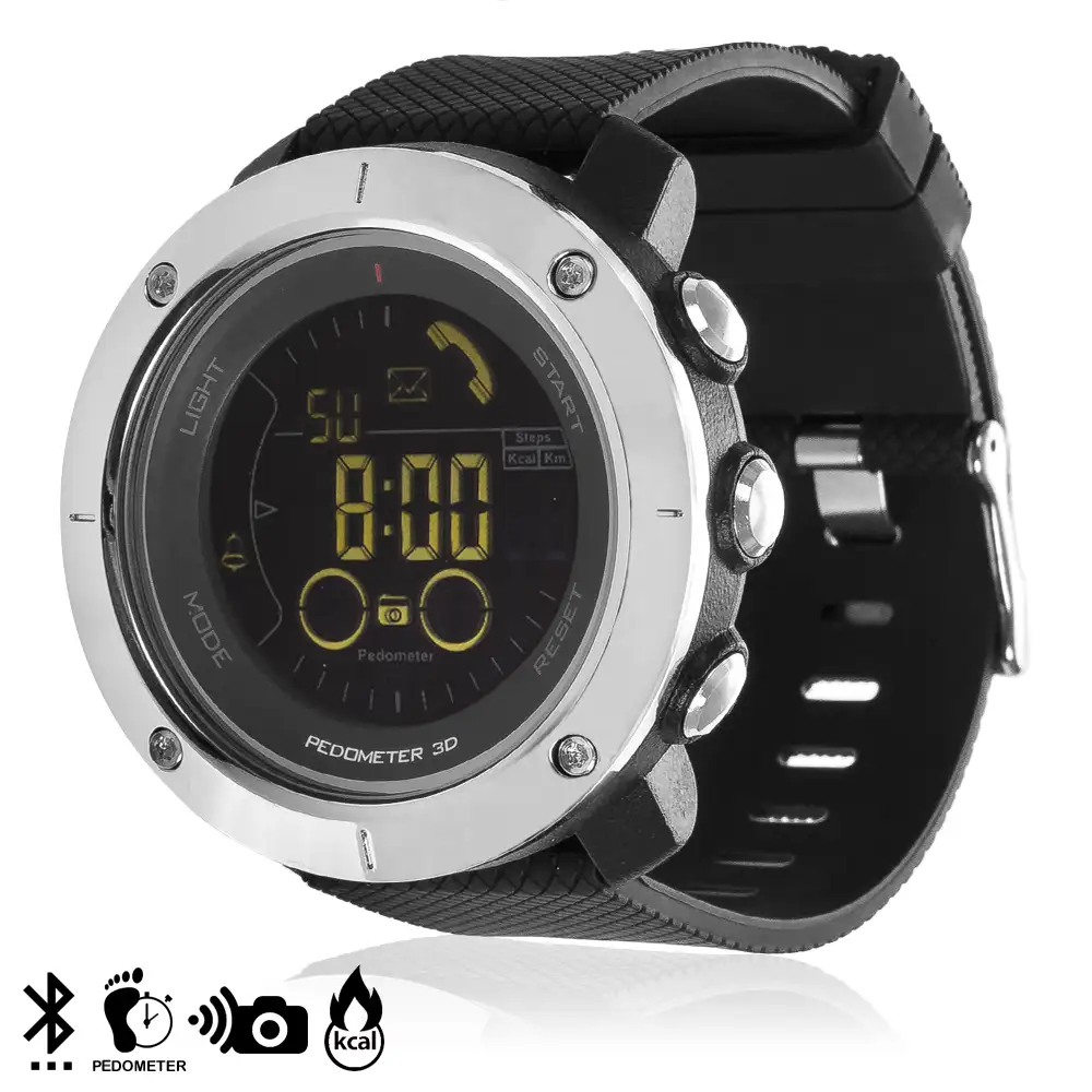 Smartwatch Bluetooth EX36 tipo reloj digital, con análisis deportivo y aviso de llamadas