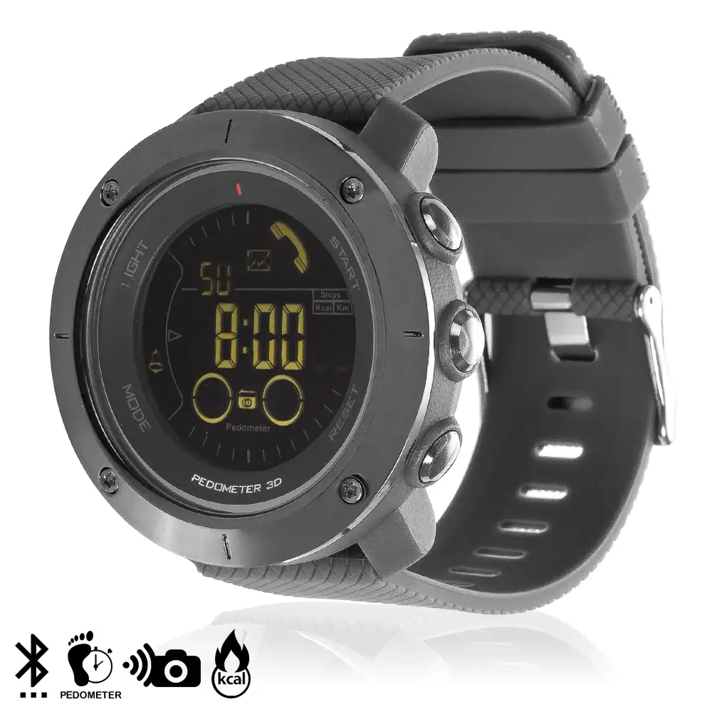 Smartwatch Bluetooth EX36 tipo reloj digital, con análisis deportivo y aviso de llamadas