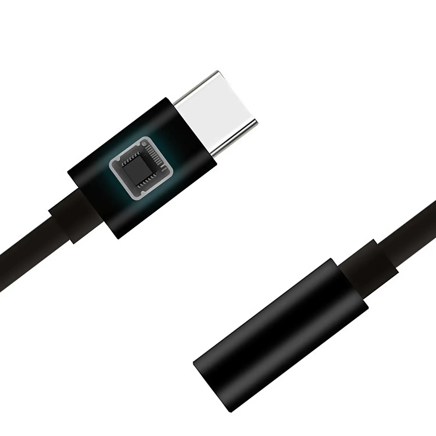 Cable adaptador de auriculares para conexión Tipo C, con salida minijack 3,5mm