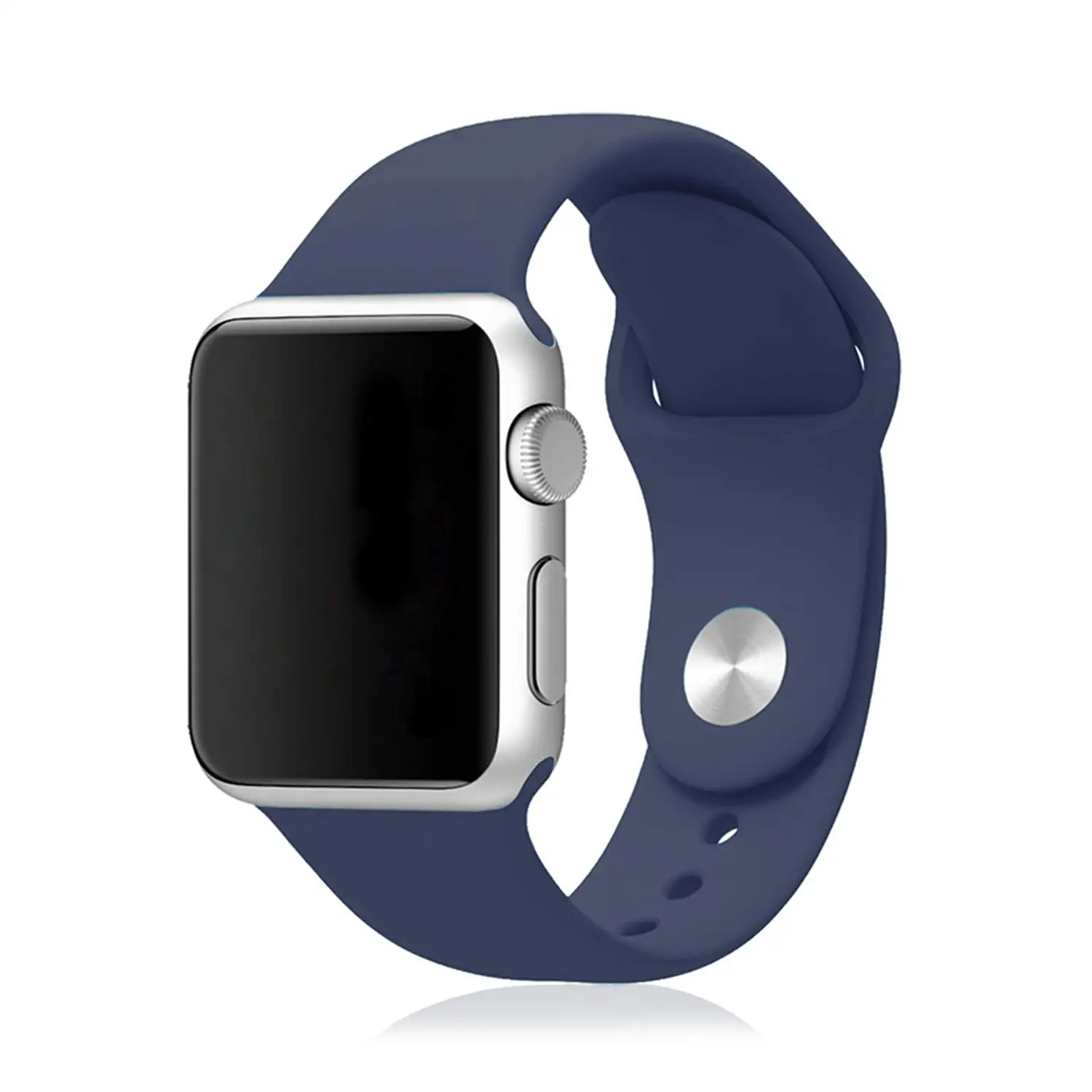Correa de silicona compatible con Apple Watch de: 42/44/45/49mm Talla S/M
