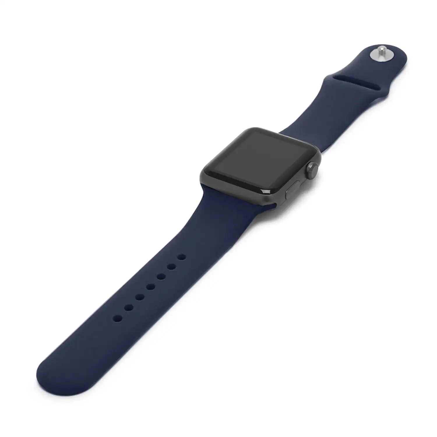 Correa de silicona compatible con Apple Watch de: 42/44/45/49mm Talla S/M