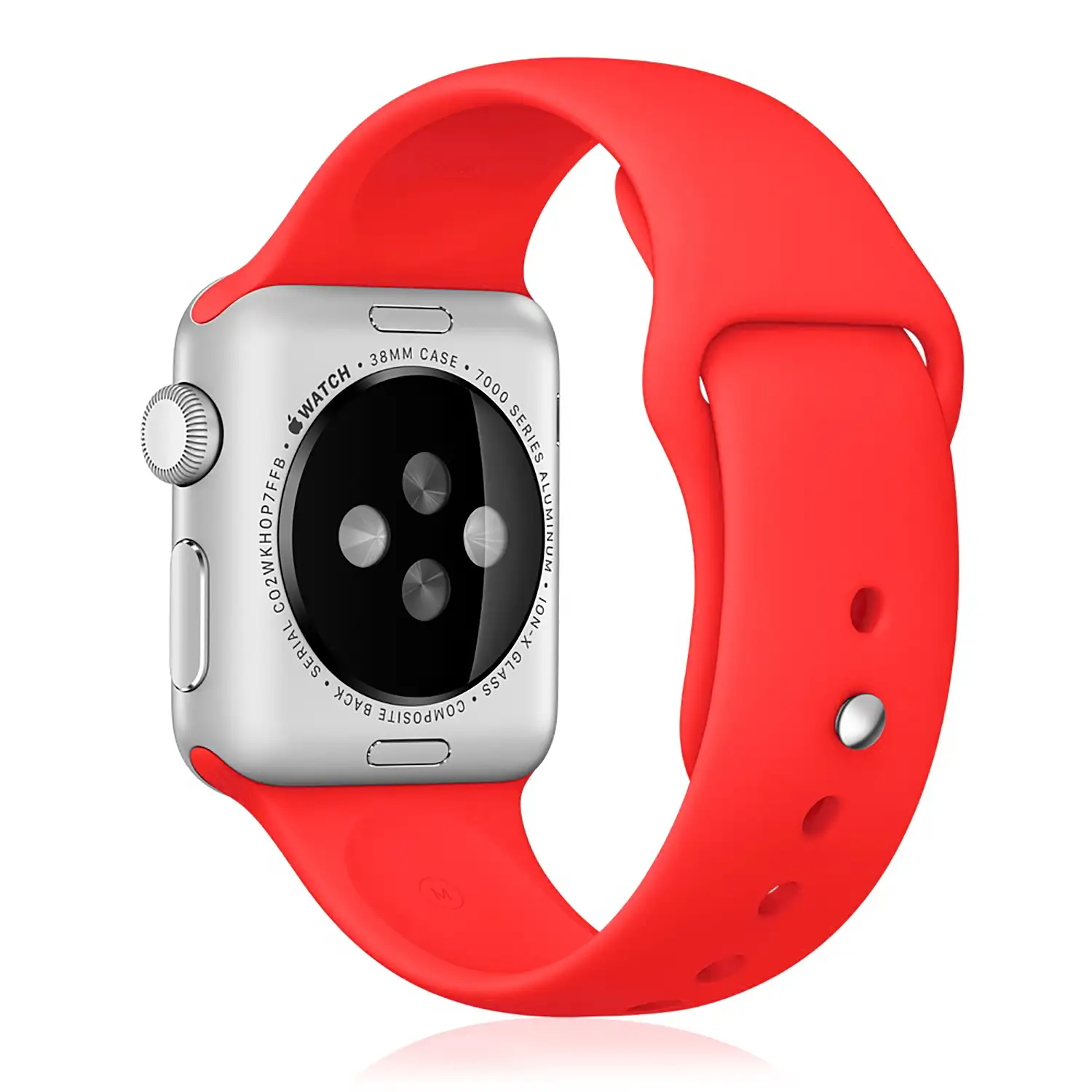 Correa de silicona Compatible con Apple Watch de: 42/44/45/49mm Talla S/M