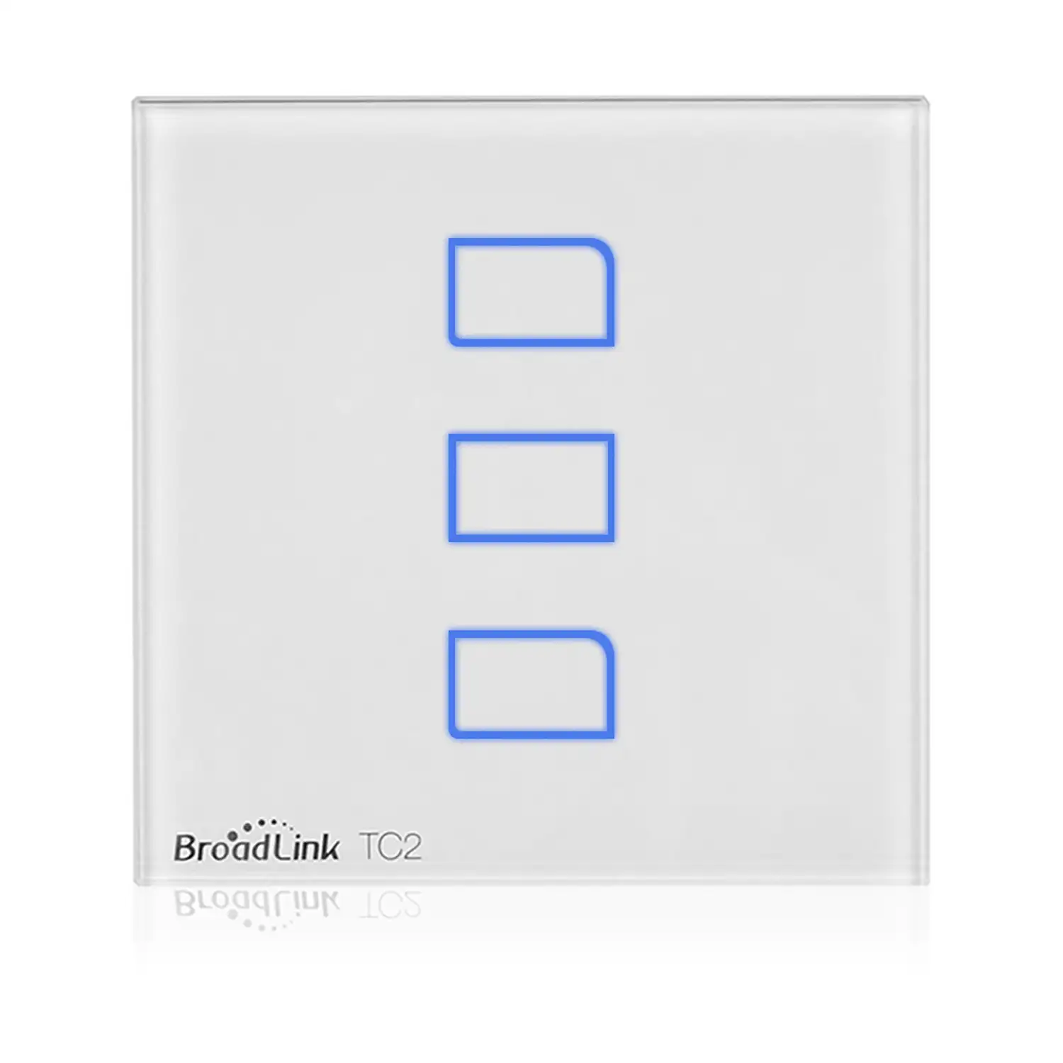 Interruptor táctil de 3 pulsadores, control remoto mediante WiFi