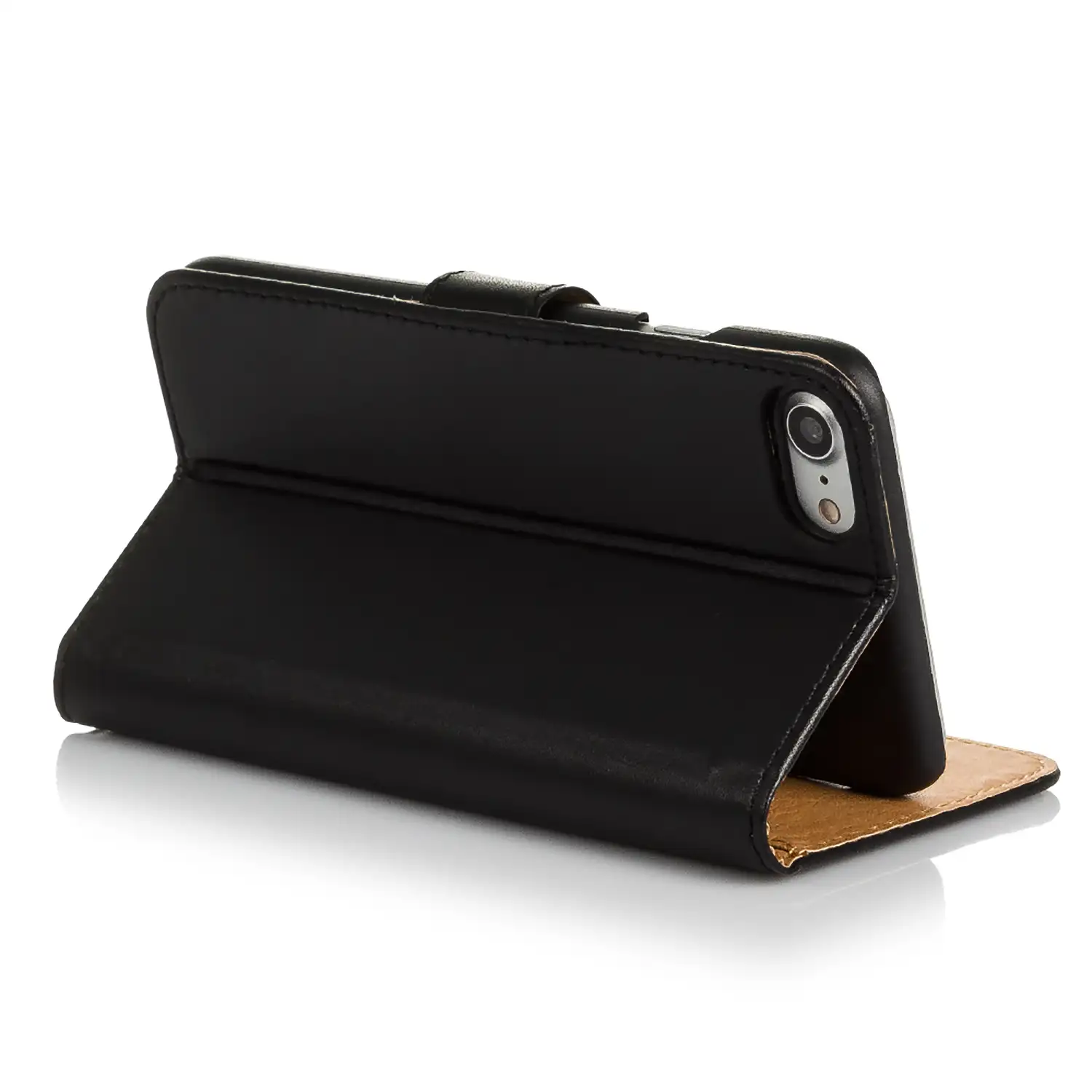 Funda tipo libro de piel sintética para iPhone 7/8
