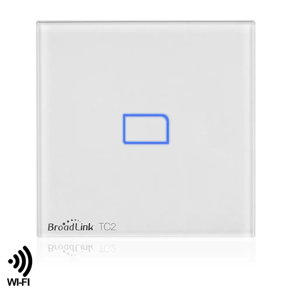 Interruptor táctil de 1 pulsador con control remoto mediante WiFi