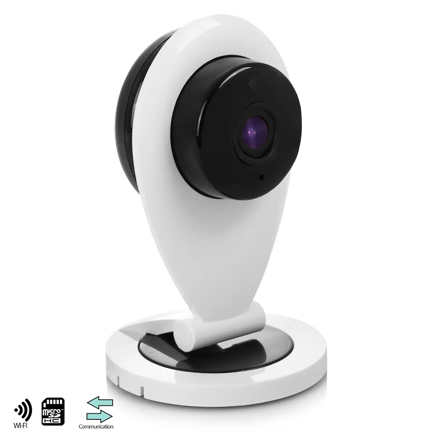 Cámara IP con WiFi y audio de 2 vías, para interior y exterior