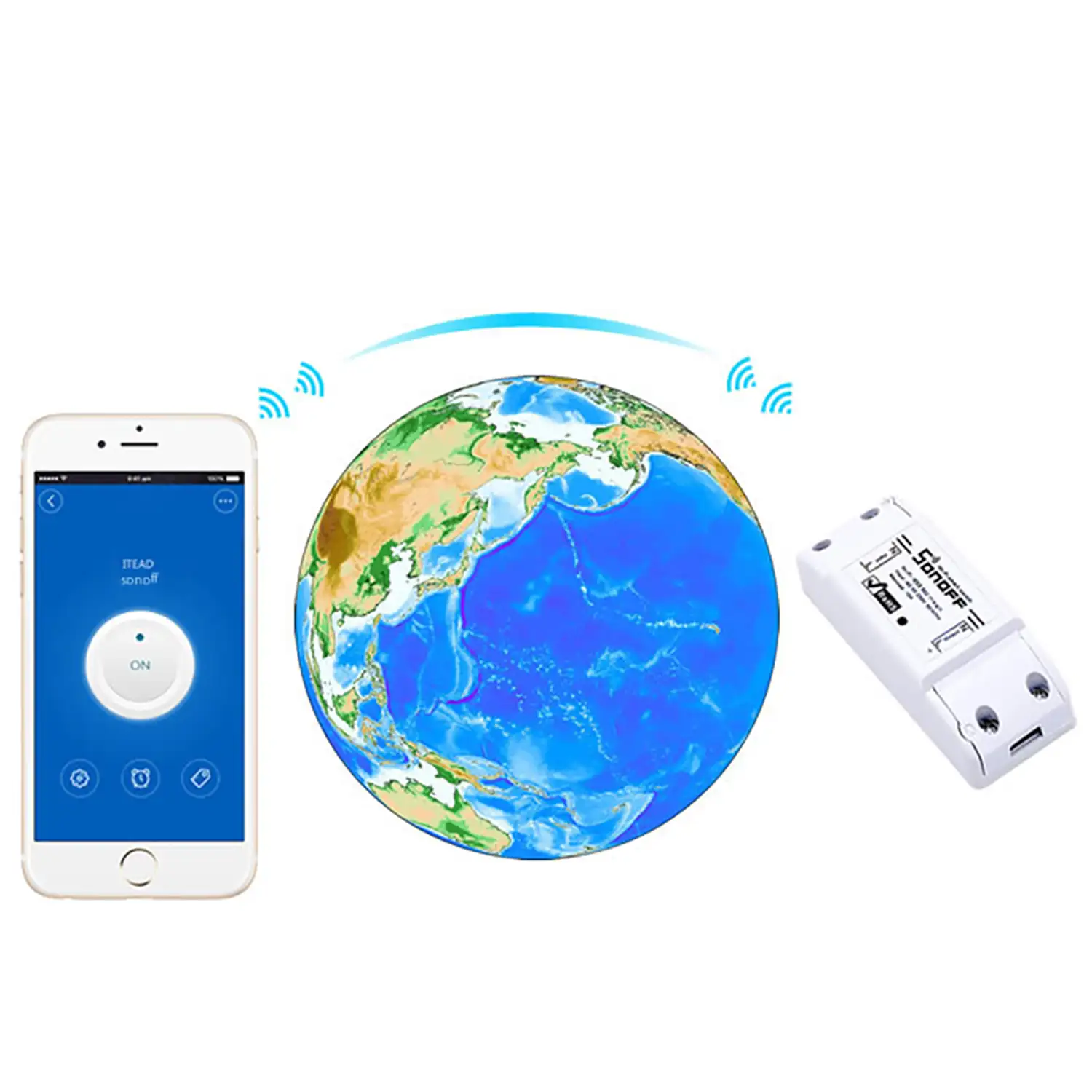 Convertidor Wi-Fi Smart Home para enchufes e interruptores