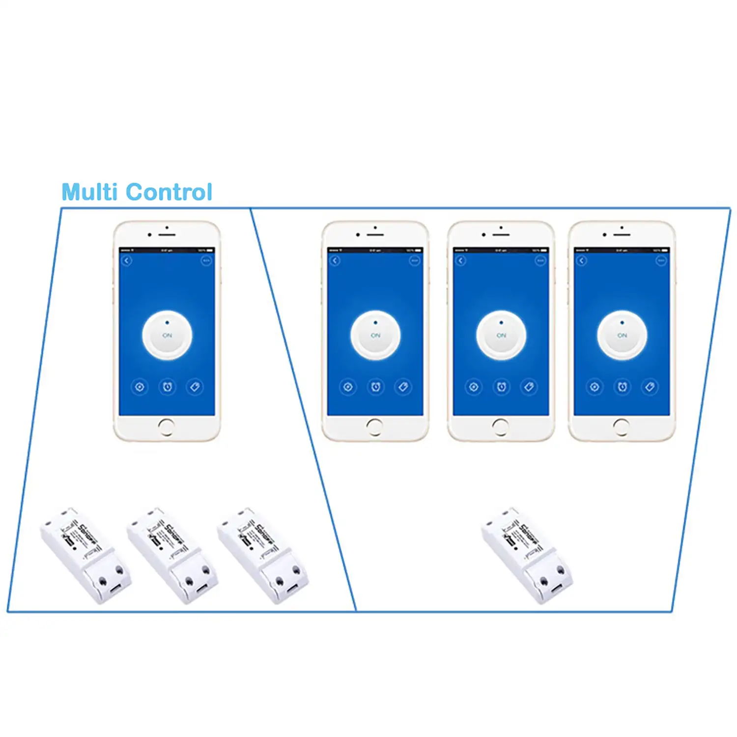 Convertidor Wi-Fi Smart Home para enchufes e interruptores