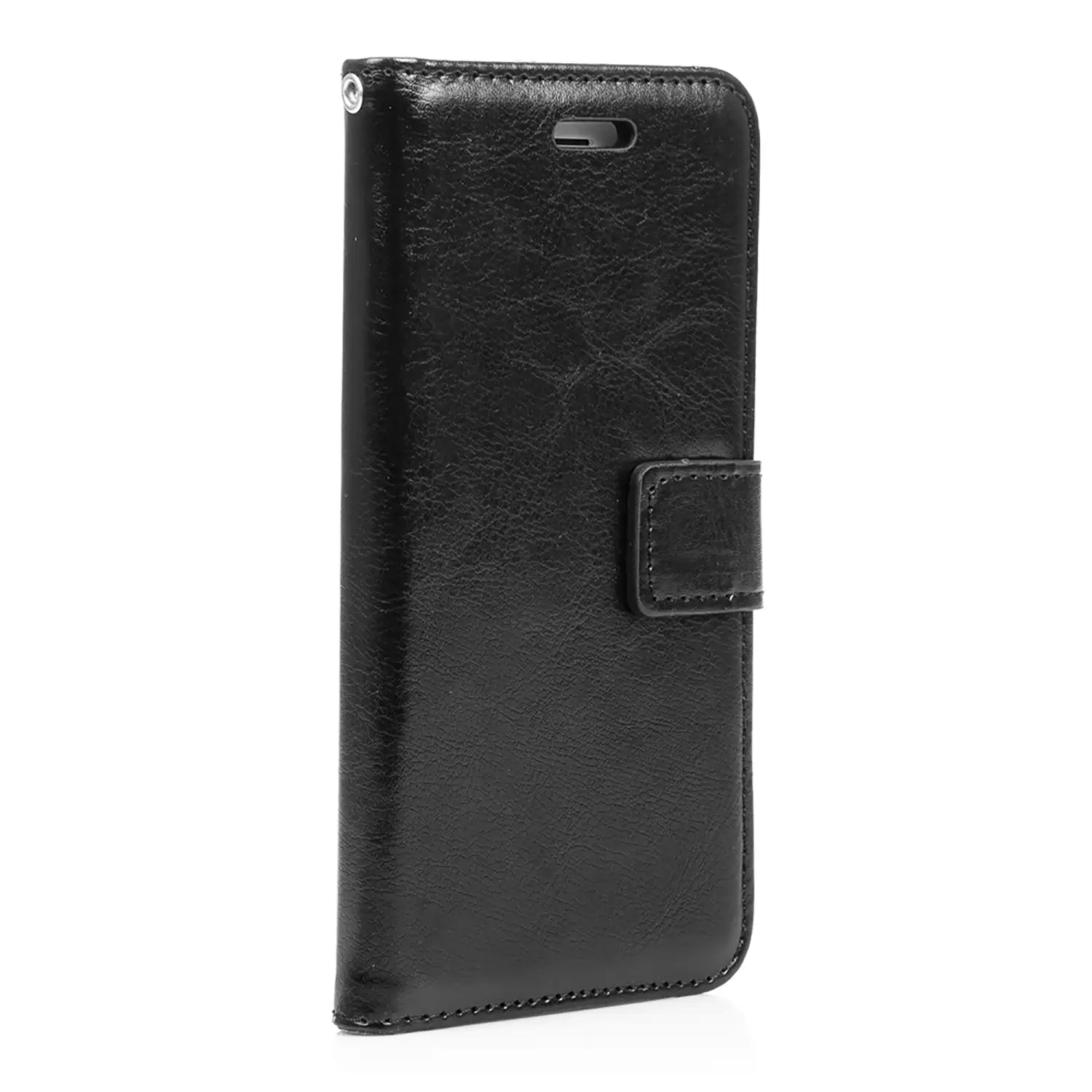 Funda tipo libro de piel sintética con cierre magnético para iPhone 7/8