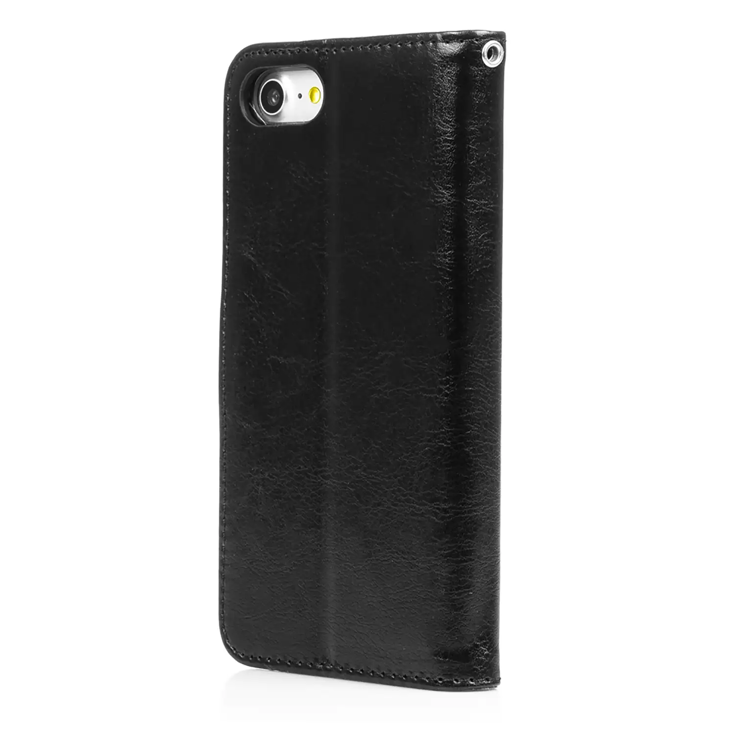 Funda tipo libro de piel sintética con cierre magnético para iPhone 7/8