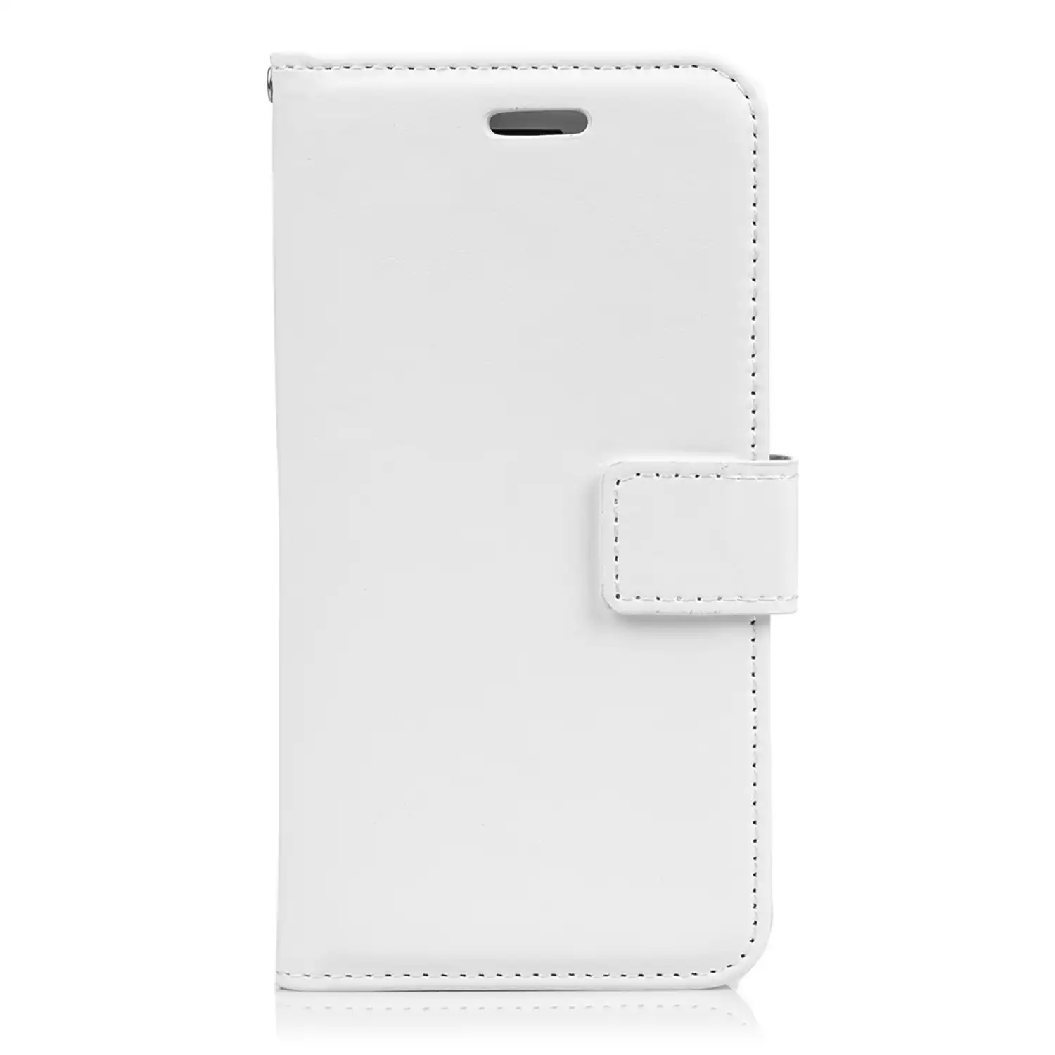 Funda tipo libro de piel sintética con cierre magnético para iPhone 7/8