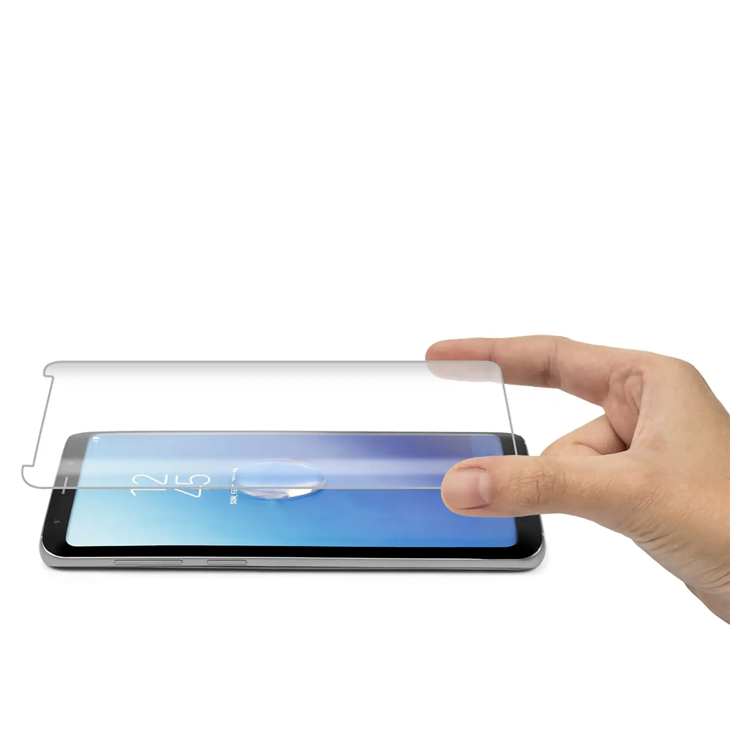 Protector de cristal templado Premium de pantalla completa curva 4D con accesoriOS de instalación para Samsung S8