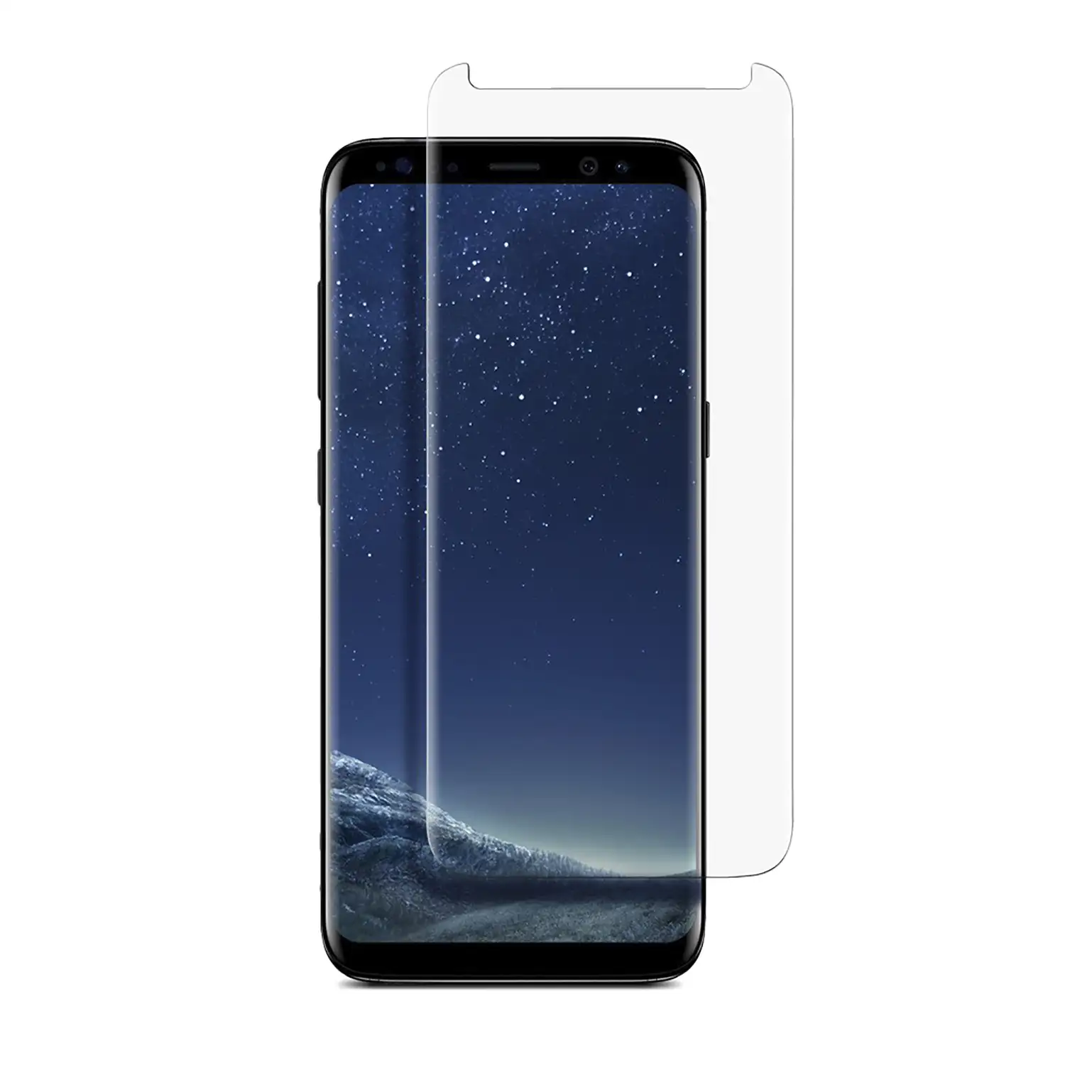 Protector de cristal templado Premium de pantalla completa curva 4D con accesoriOS de instalación para Samsung S8