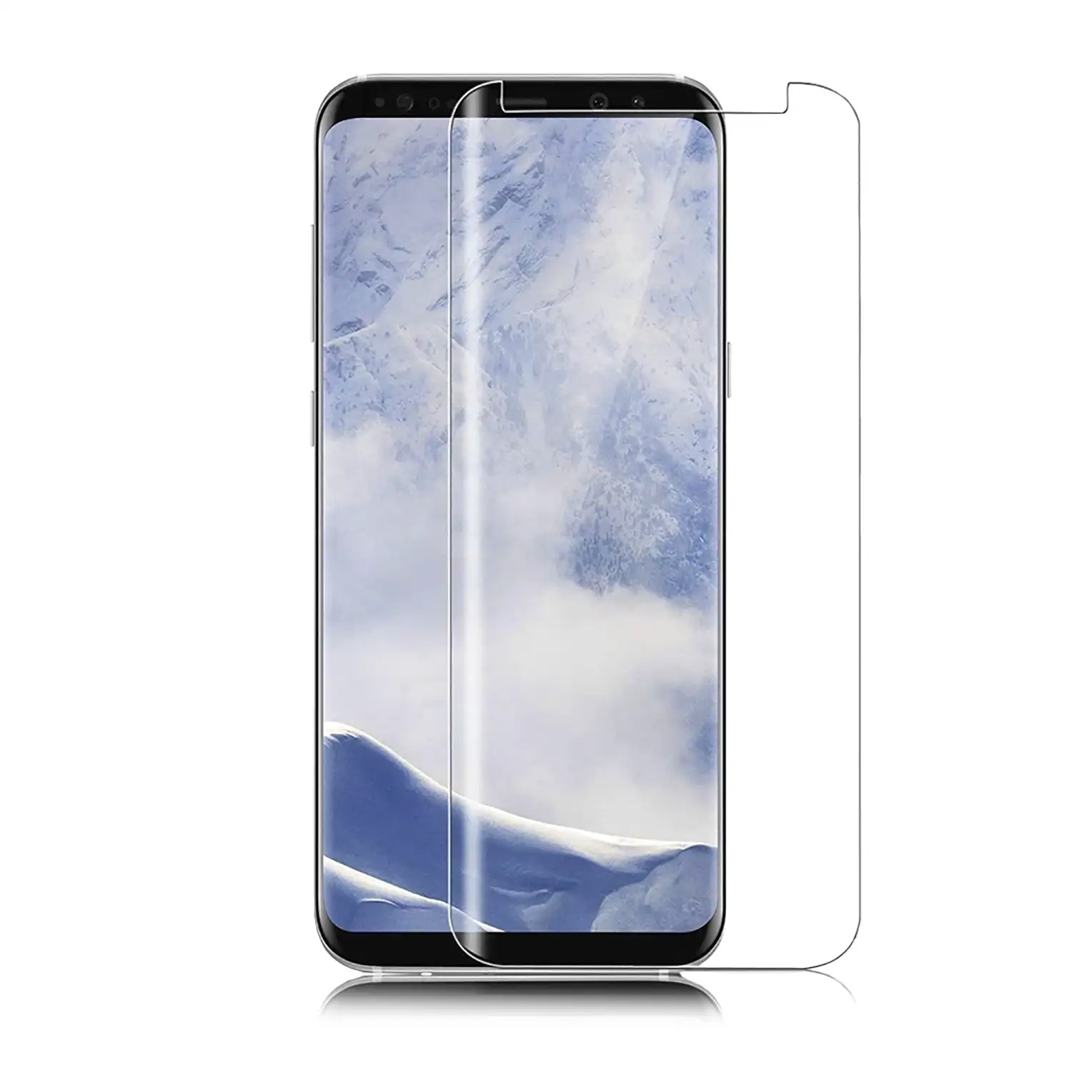 Protector de cristal templado Premium de pantalla completa curva 4D con accesoriOS de instalación para Samsung S9