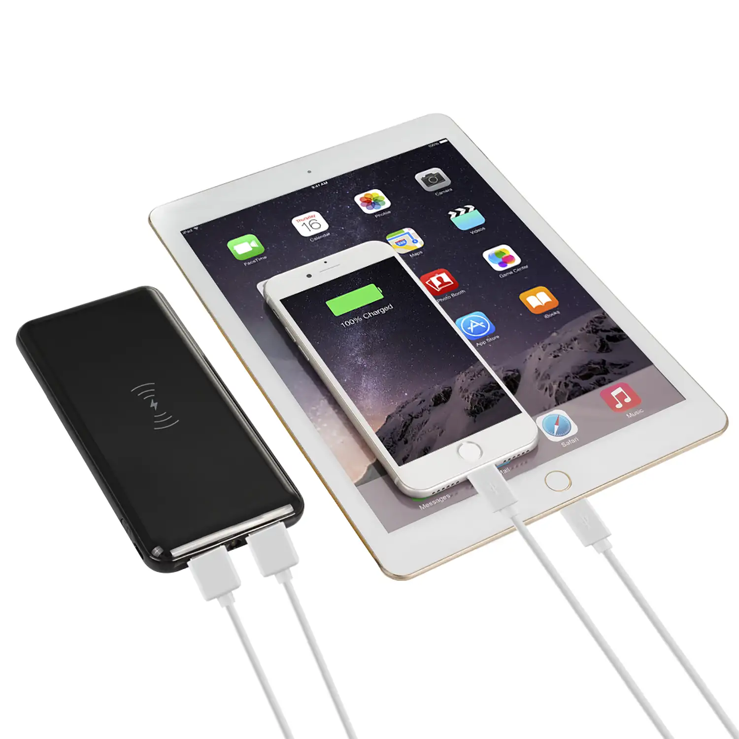 Powerbank con carga inalámbrica Qi WP03 20.000mAh