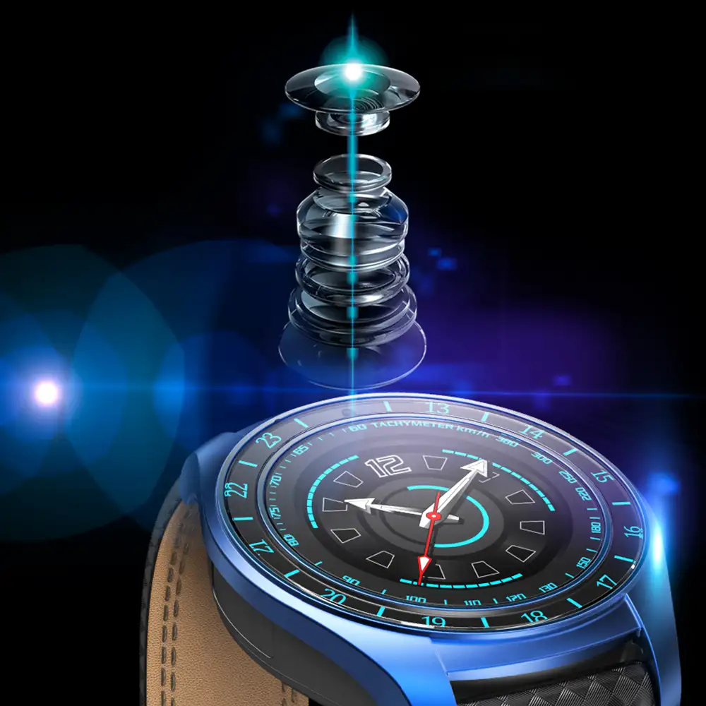 Smartwatch V10 con cámara, monitor cardíaco, posibilidad de Sim y micro SD