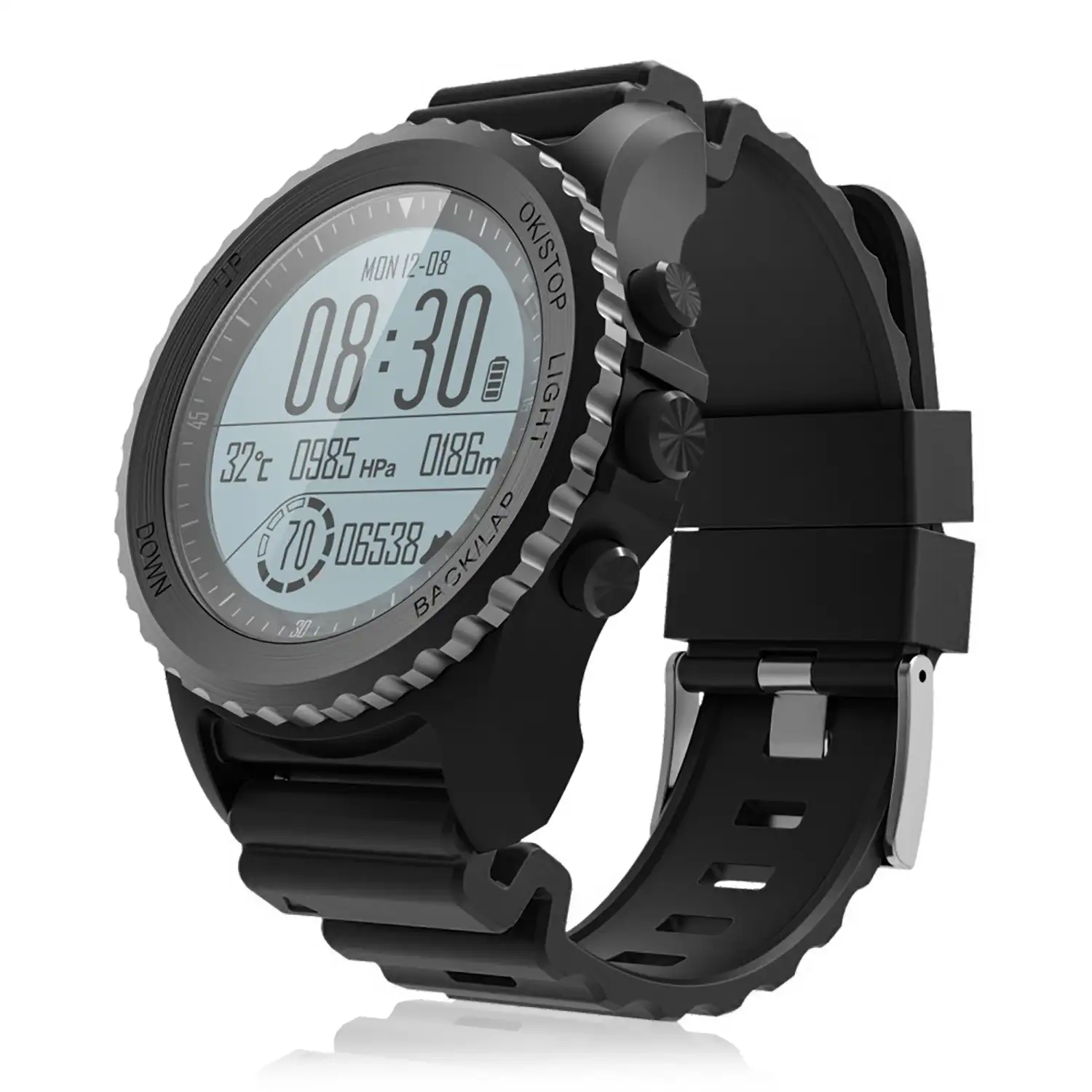 Brazalete inteligente S968 sumergible con GPS y modo multideporte