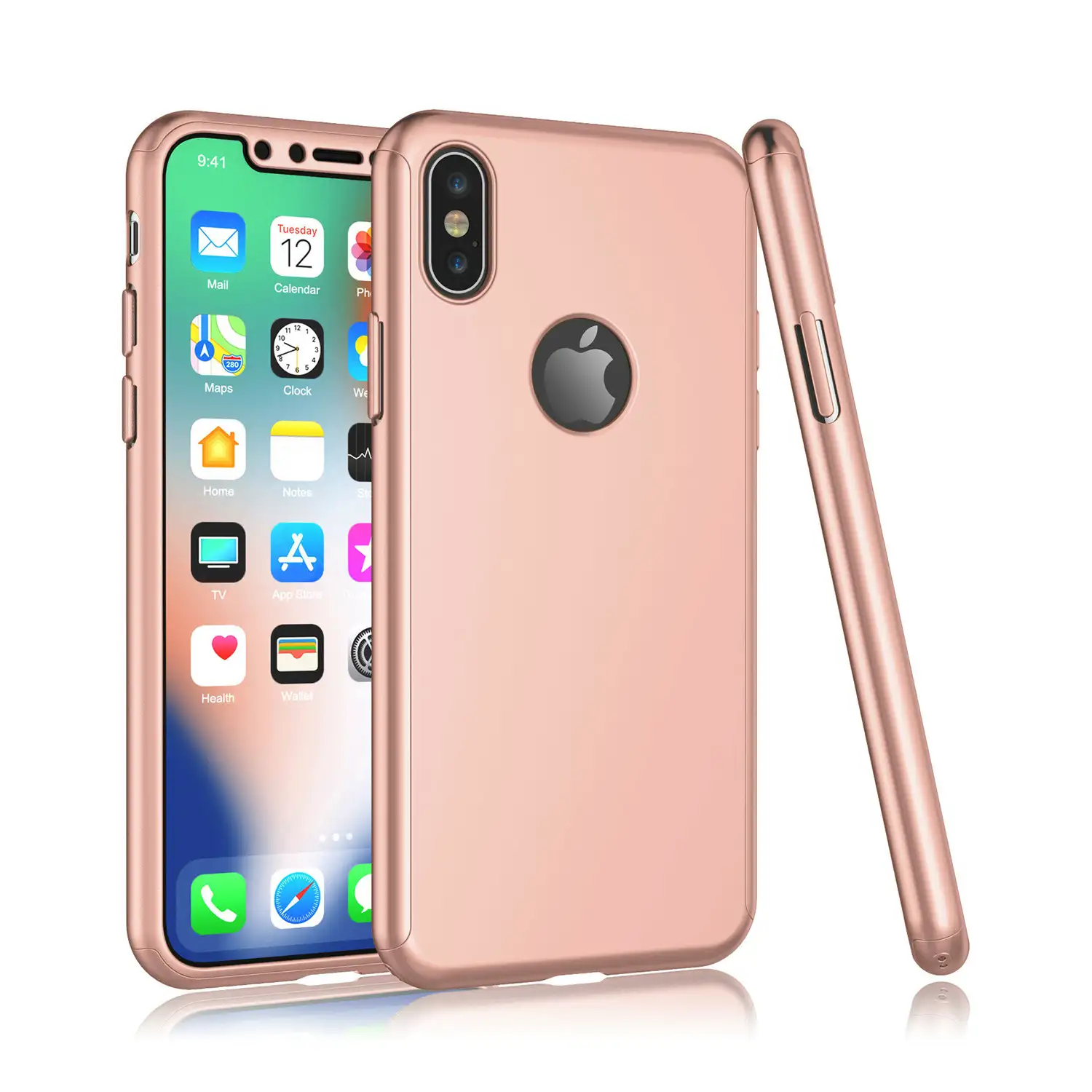 Protector 2.5d Trasera Iphone Xs Max Cristal Templado 9h