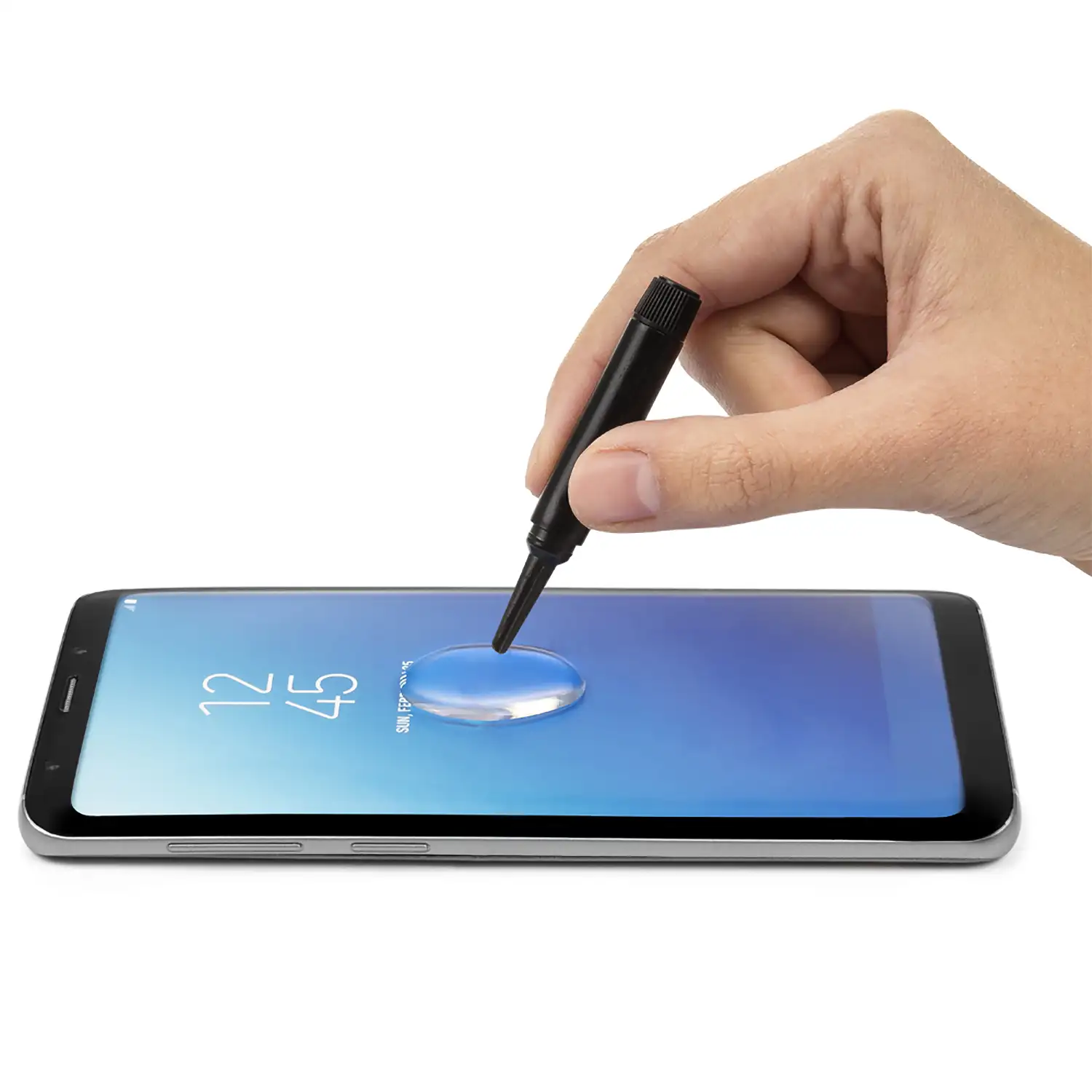 Protector de cristal templado Premium de pantalla completa curva 4D con accesoriOS de instalación para Samsung Note 9