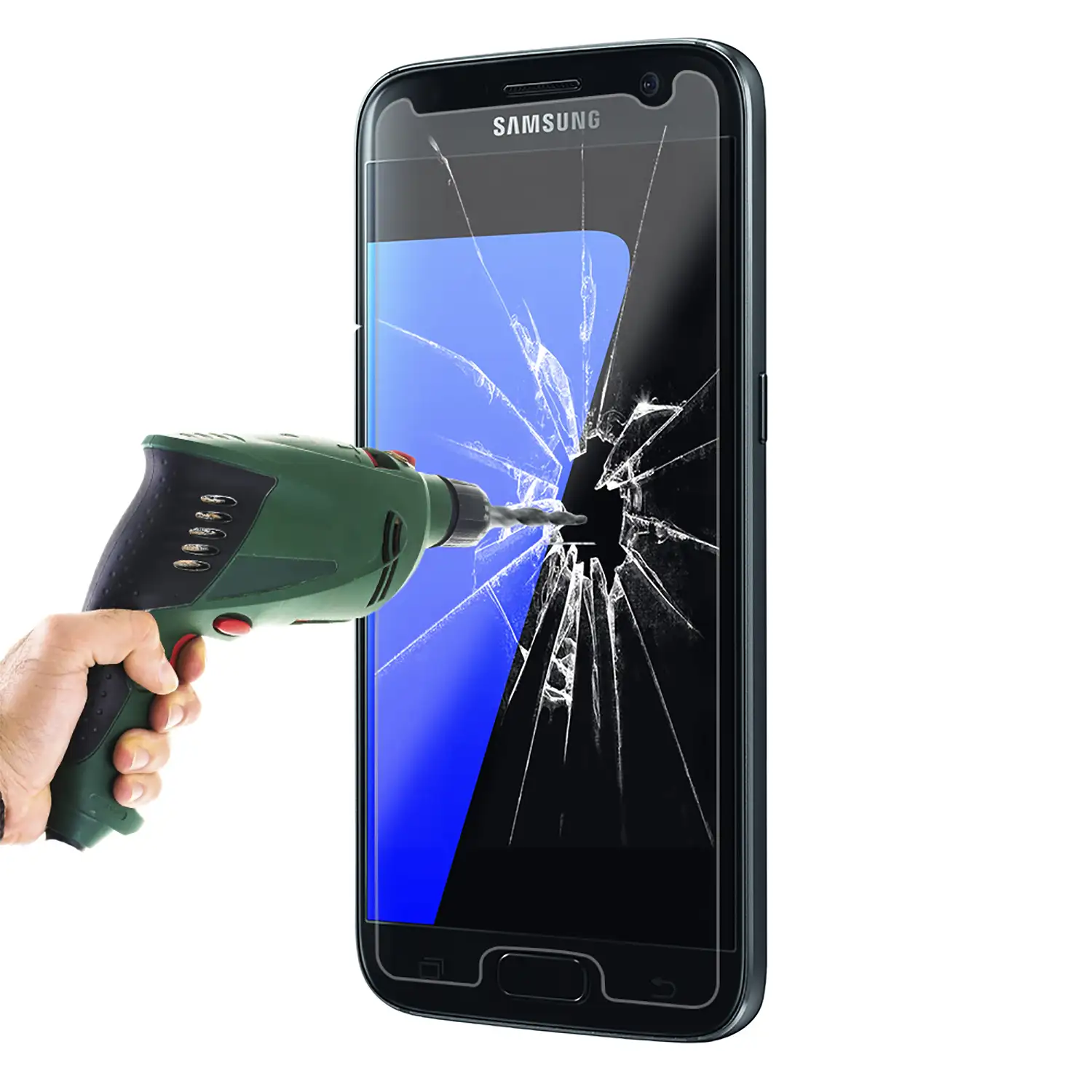 Protector de pantalla de cristal templado 2.5D para Samsung S7