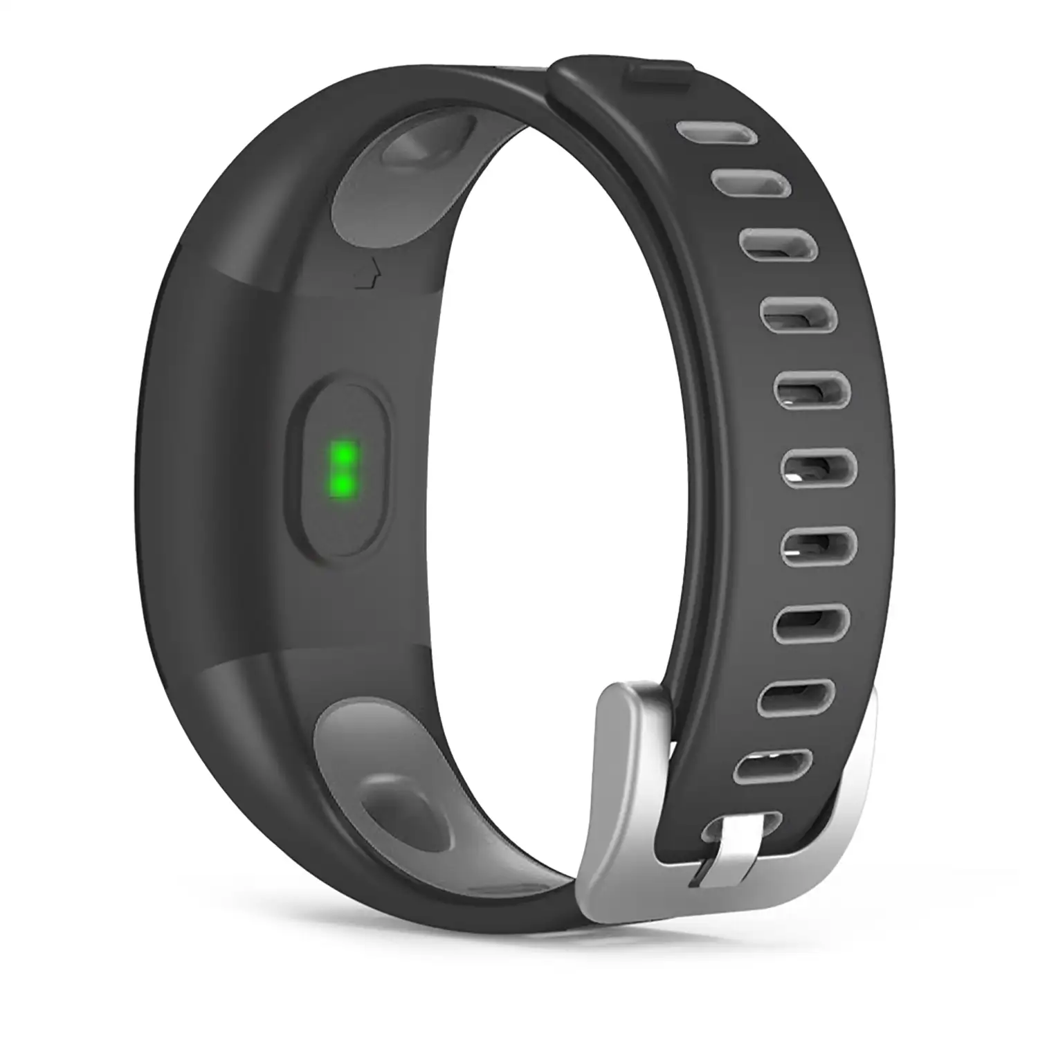 Brazalete inteligente DM11 con monitor cardíaco y notificaciones para iOS y Android