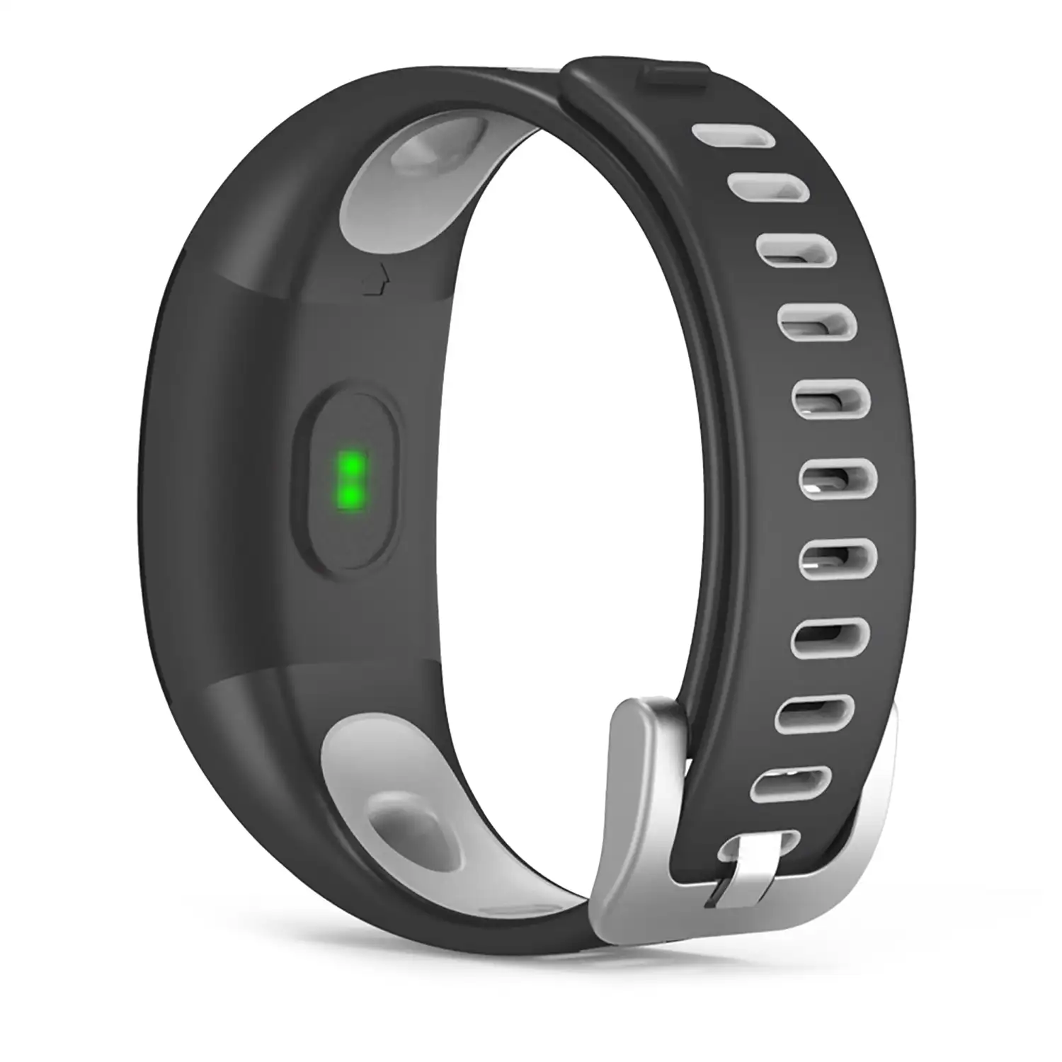 Brazalete inteligente DM11 con monitor cardíaco y notificaciones para iOS y Android