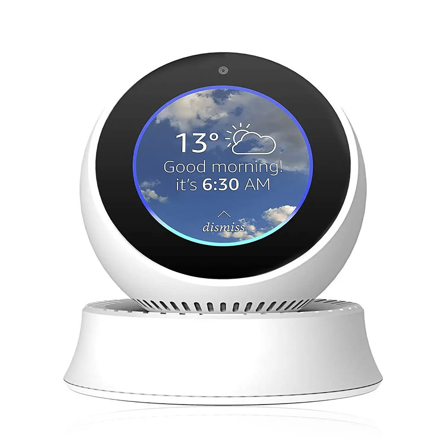 Soporte para Amazon Echo Spot con powerbank de 5200mAh incorporado