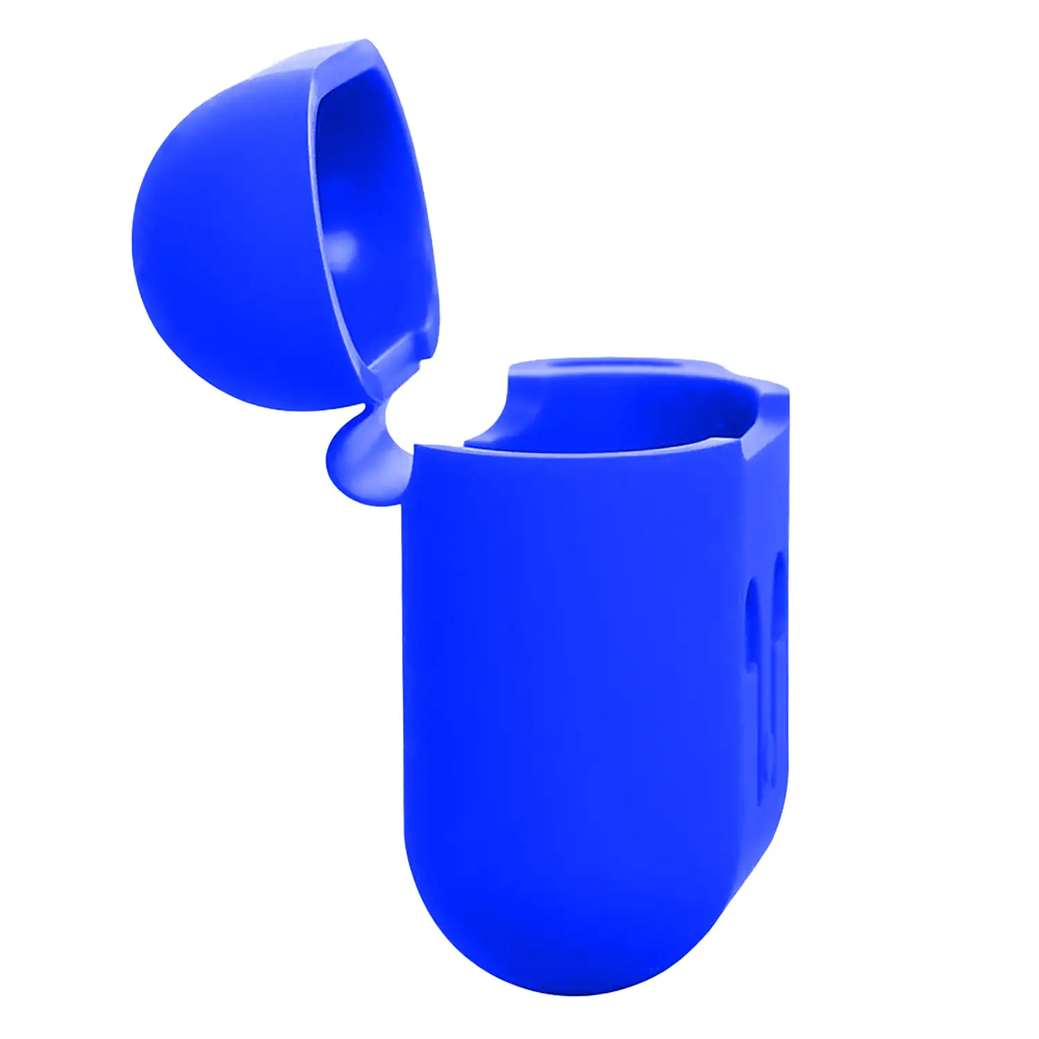 Funda de silicona para base de carga de AirPods, con mosquetón