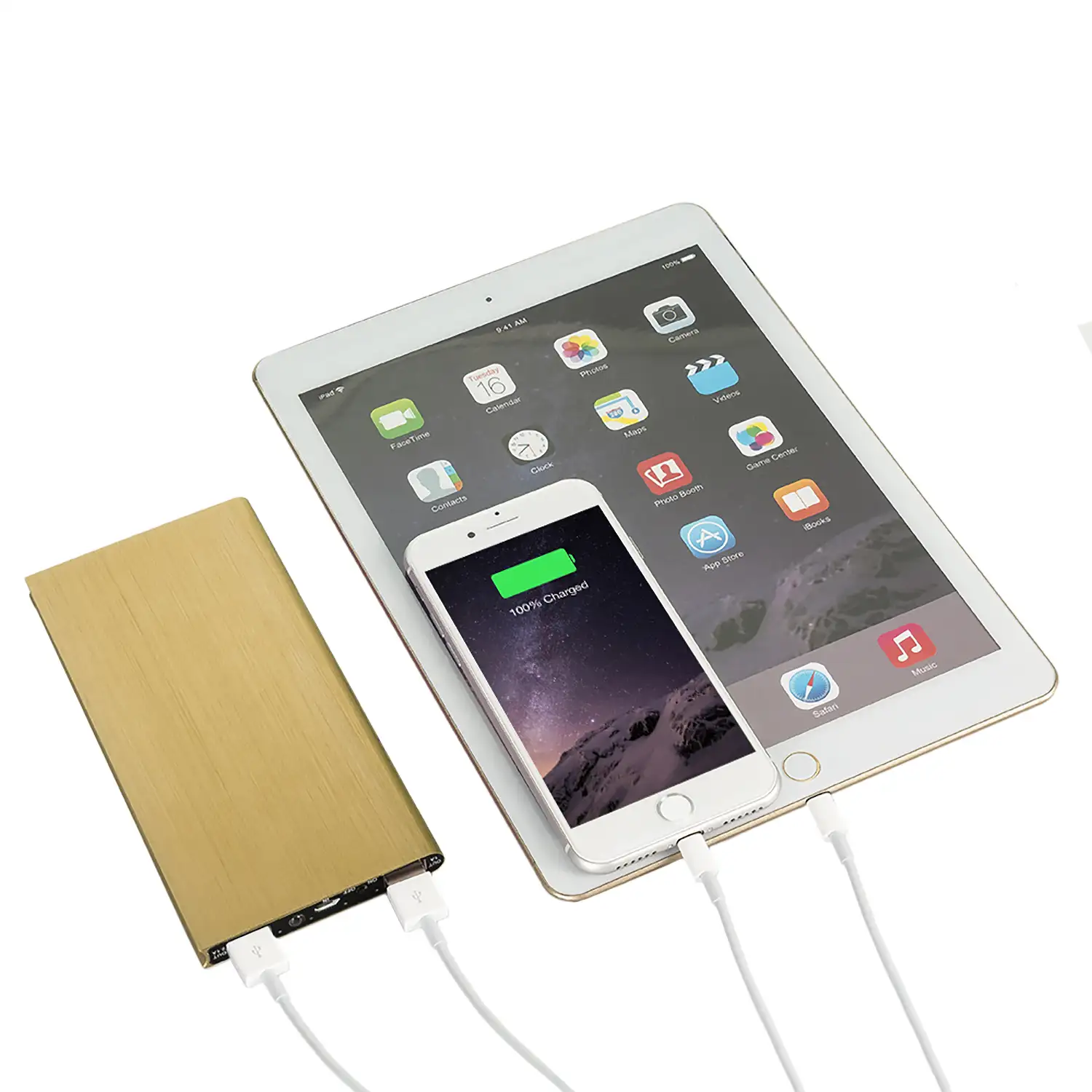 Powerbank P8 super fino de 20.000mAh, doble salida USB