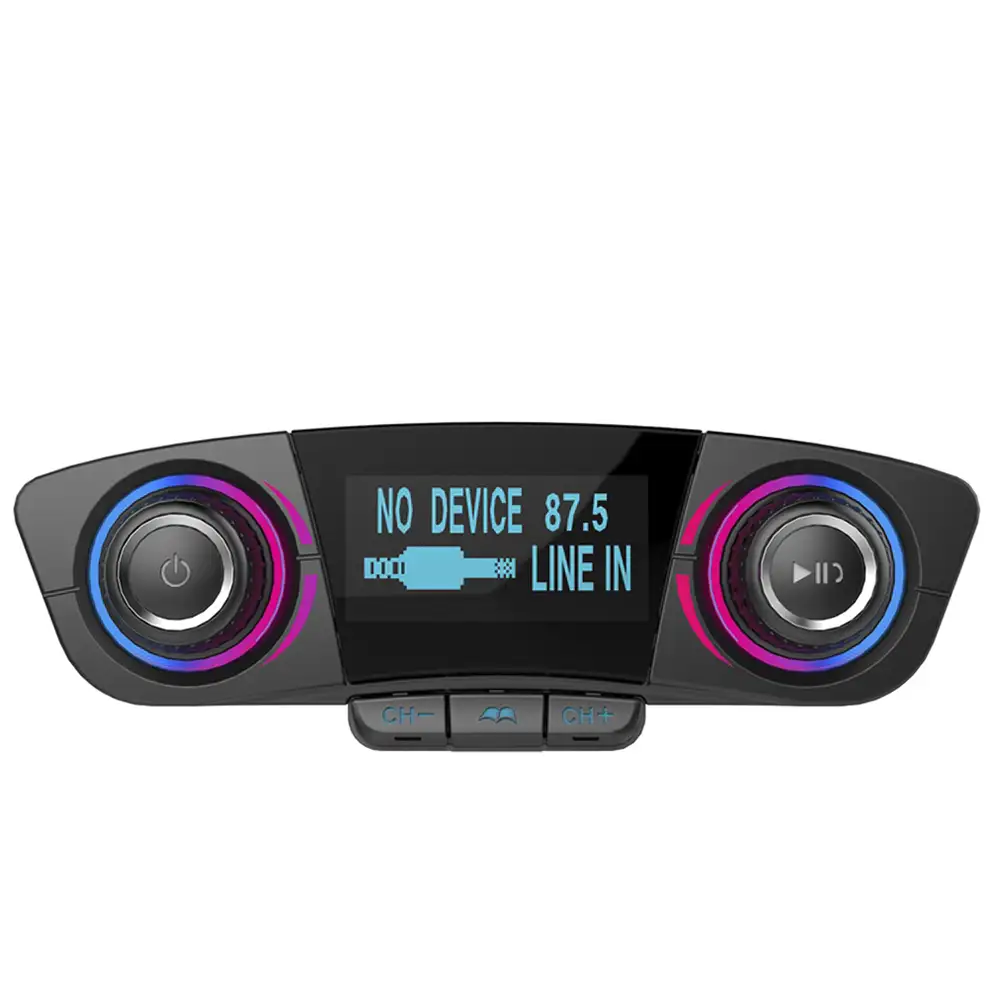 Manos libres Bluetooth BT06 para coche con transmisor FM y