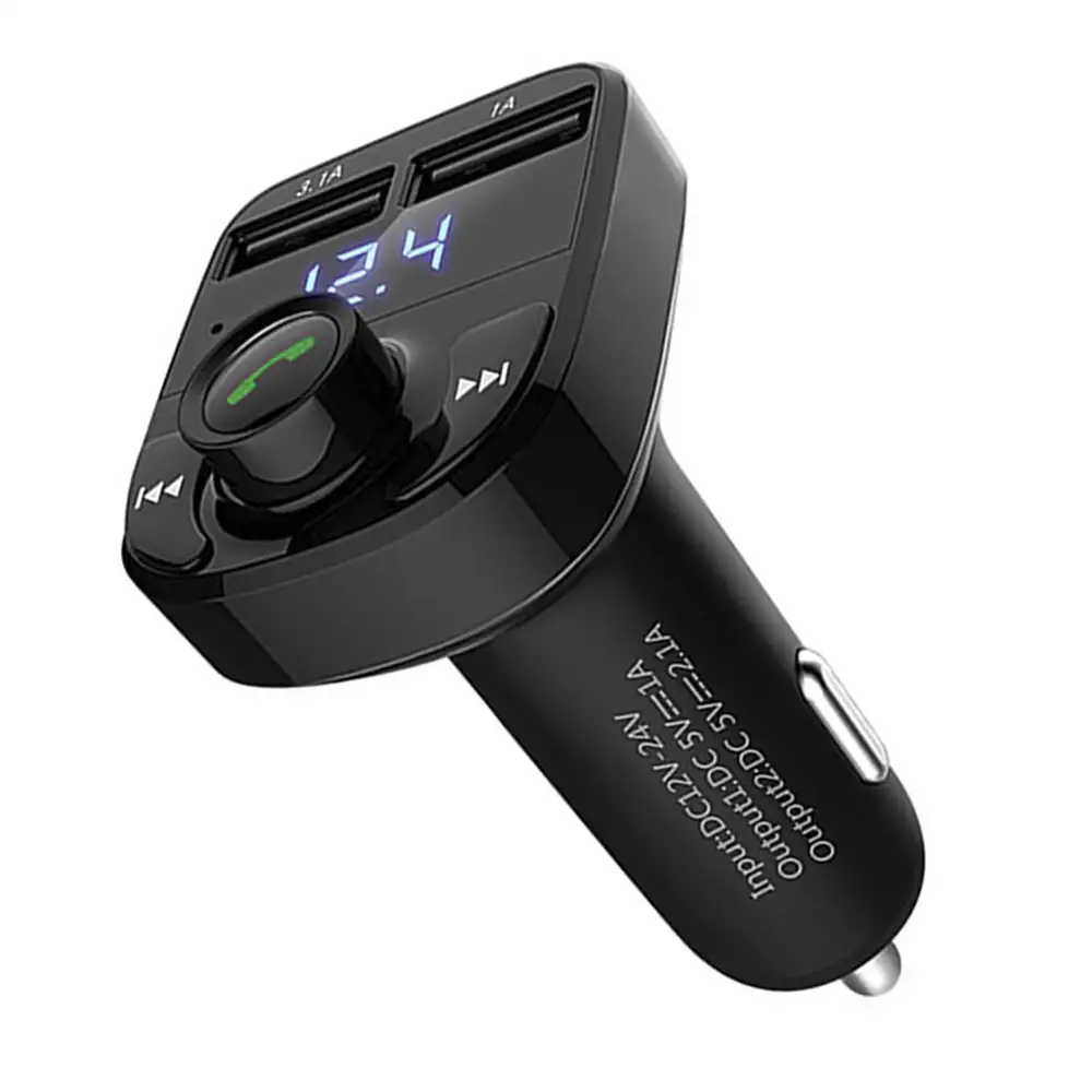 Manos libres Bluetooth CARX8 para coche con transmisor FM