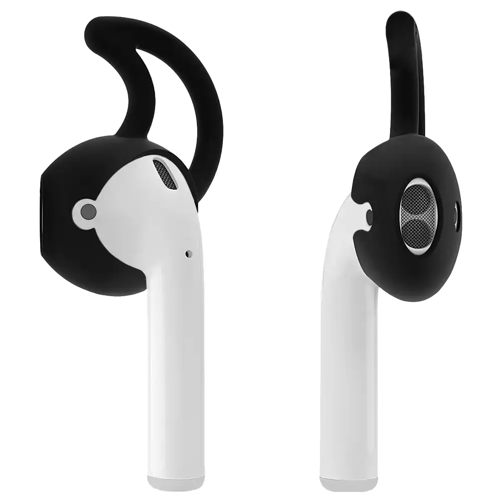 Pack de accesorios para Airpods, con funda para base de carga, mosquetón, almohadillas, correa y enganche para el reloj