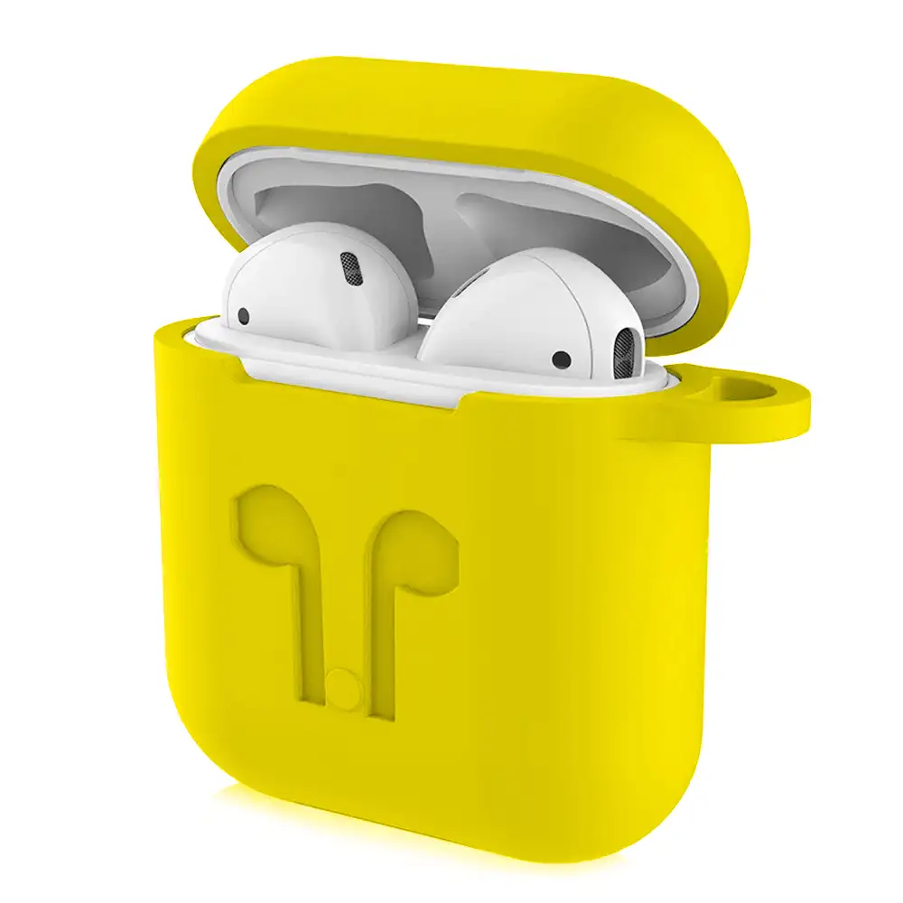 Pack de accesorios para Airpods, con funda para base de carga, mosquetón, almohadillas, correa y enganche para el reloj