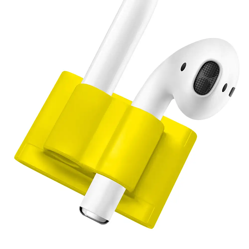 Pack de accesorios para Airpods, con funda para base de carga, mosquetón, almohadillas, correa y enganche para el reloj