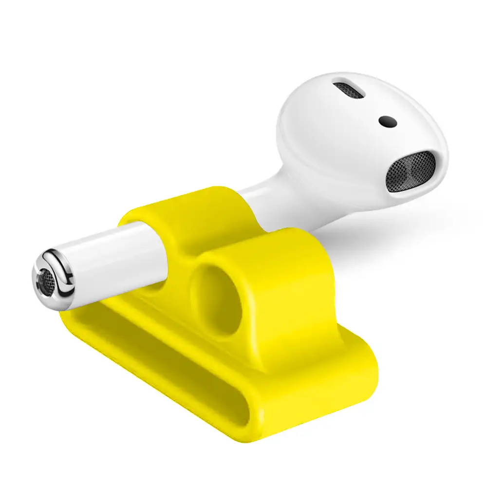 Pack de accesorios para Airpods, con funda para base de carga, mosquetón, almohadillas, correa y enganche para el reloj