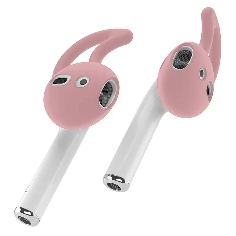 Pack de accesorios para Airpods, con funda para base de carga, mosquetón, almohadillas, correa y enganche para el reloj