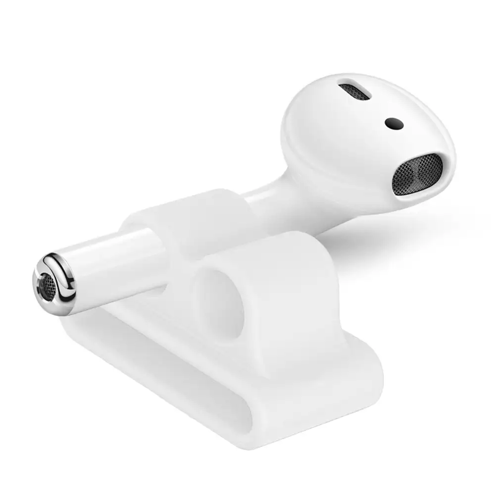 Pack de accesorios para Airpods, con funda para base de carga, mosquetón, almohadillas, correa y enganche para el reloj