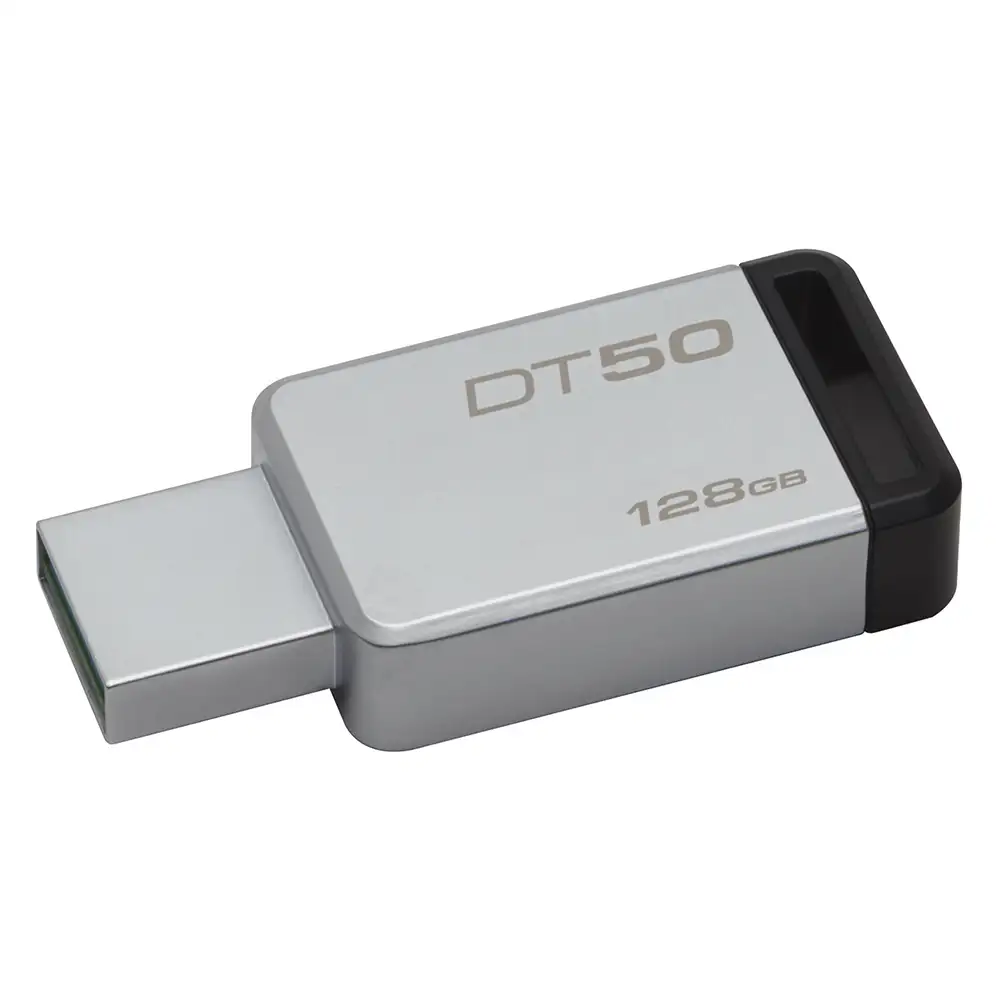 Memoria USB 3.0 Data Traveler 50 con carcasa metálica 128GB