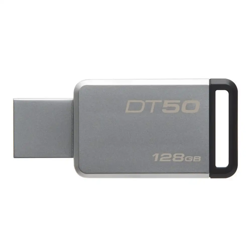 Memoria USB 3.0 Data Traveler 50 con carcasa metálica 128GB
