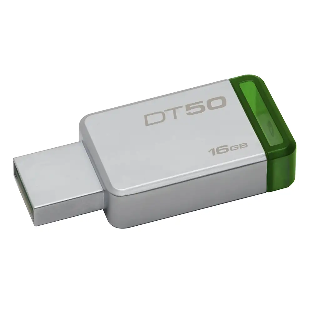 Memoria USB 3.0 Data Traveler 50 con carcasa metálica 16GB