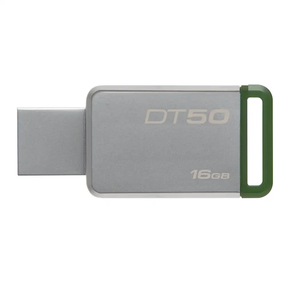 Memoria USB 3.0 Data Traveler 50 con carcasa metálica 16GB