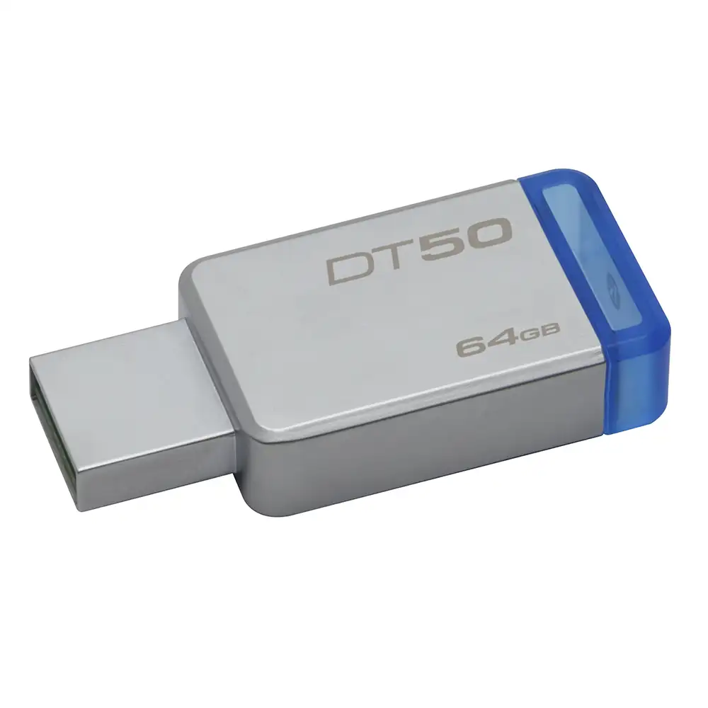Memoria USB 3.0 Data Traveler 50 con carcasa metálica 64GB