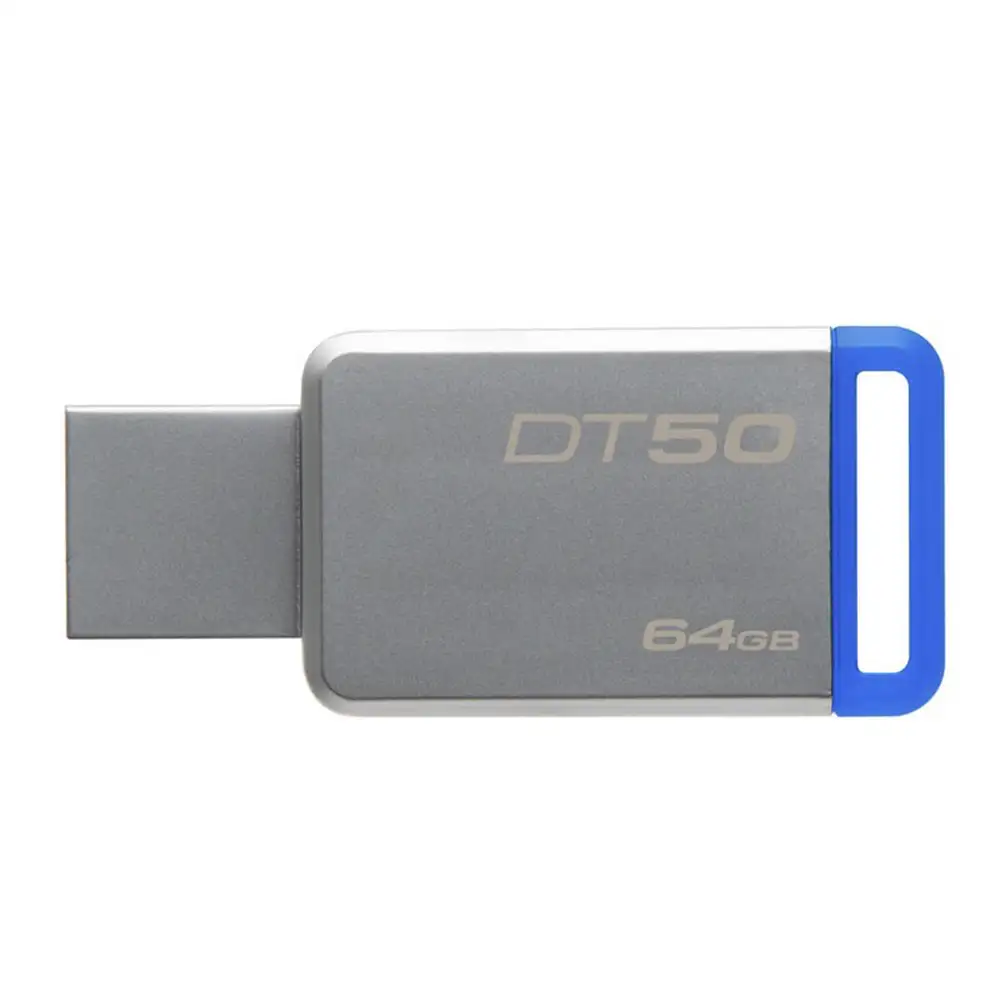 Memoria USB 3.0 Data Traveler 50 con carcasa metálica 64GB